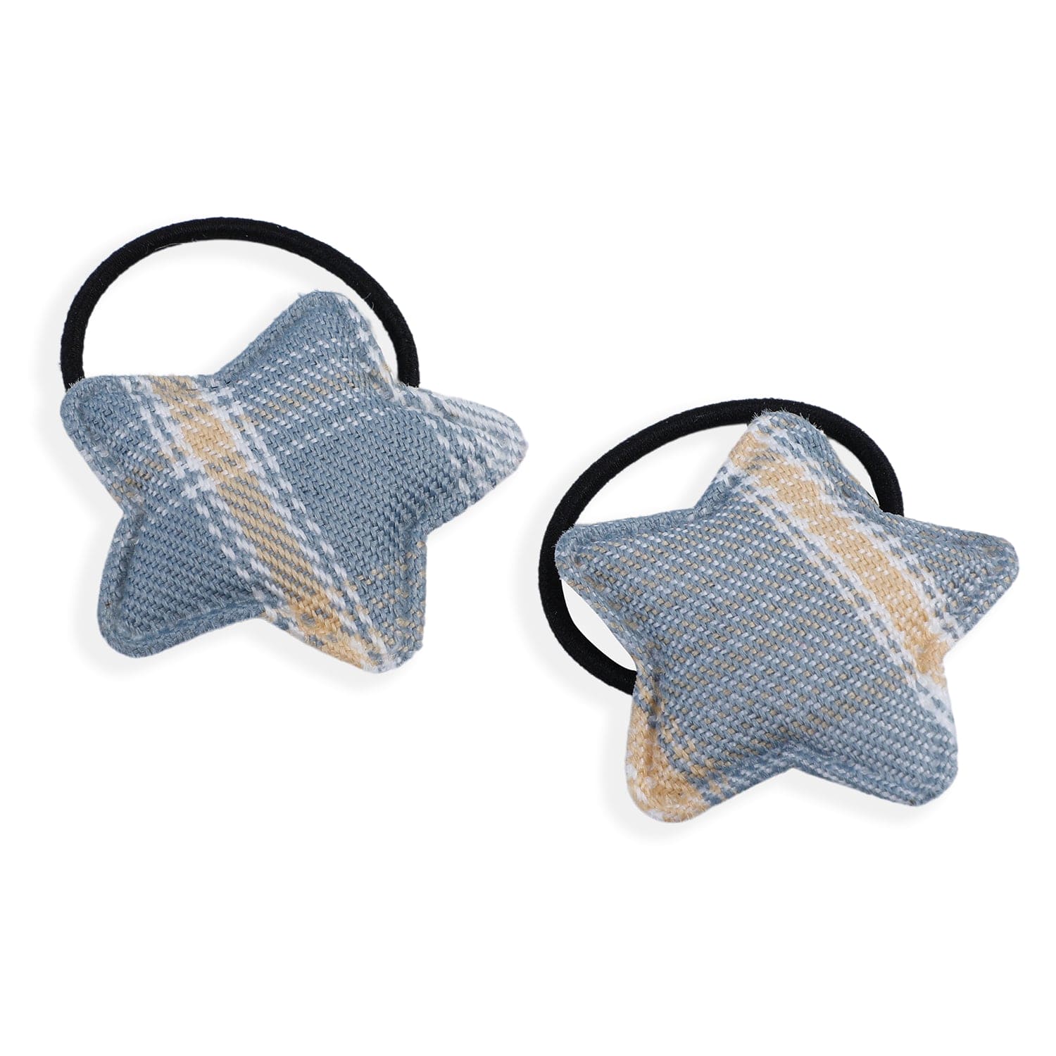 Star Rubber Bands Hair Elastic 2 Pcs - Blue - Baby Moo