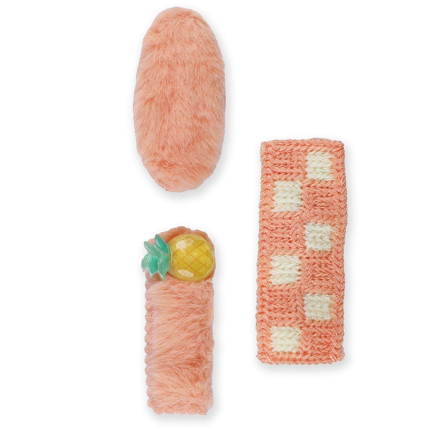 Elara Assorted Hair Clips Set 10 Pcs - Orange - Baby Moo