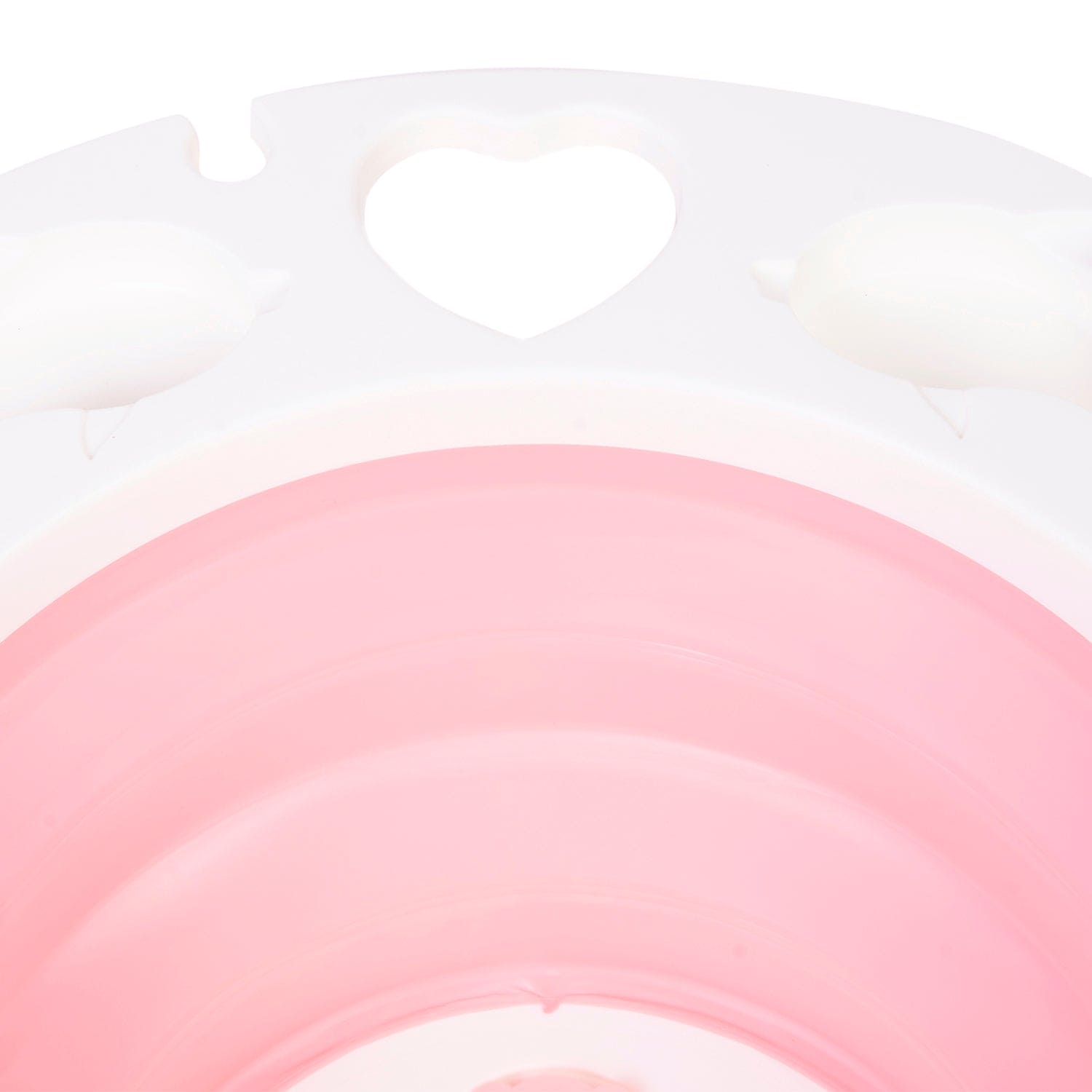 Portable Folding Bath Tub With Drain Plug Pink - Baby Moo