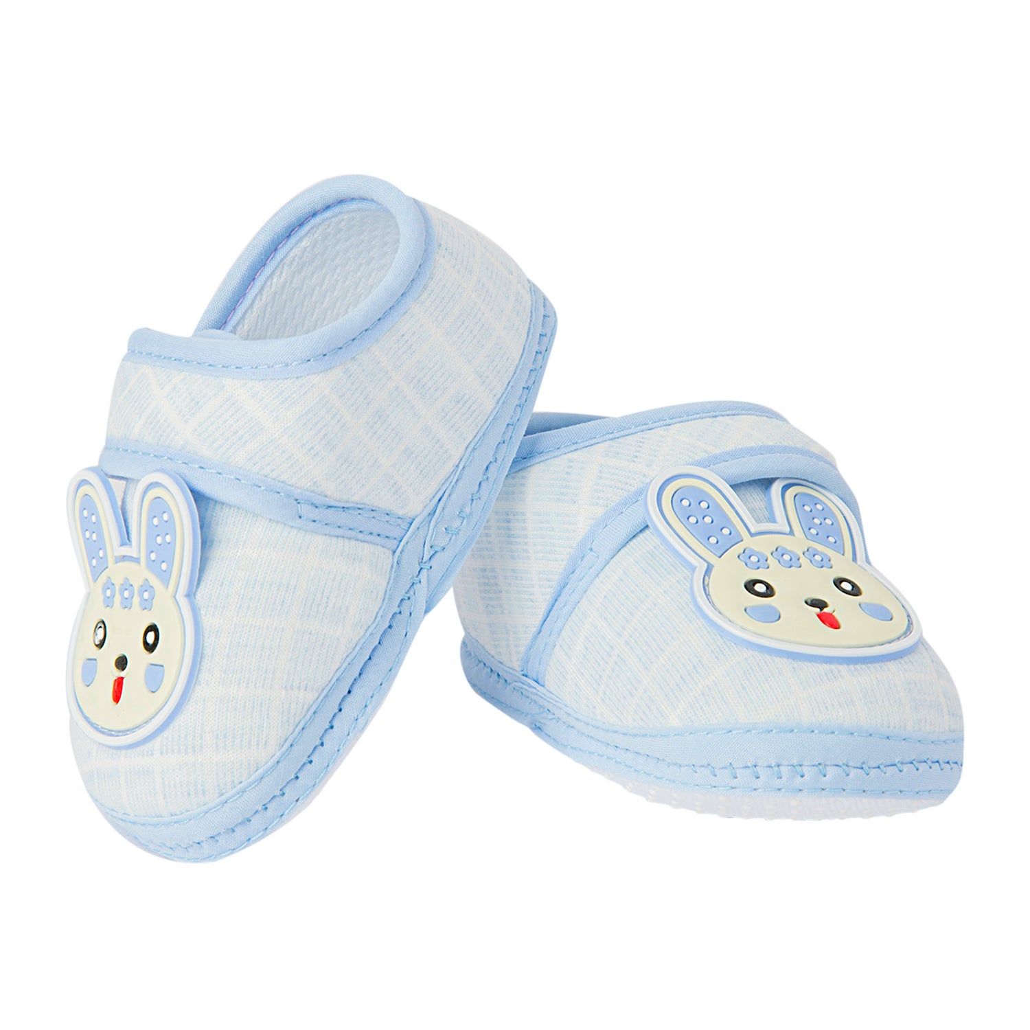 Cute Bunny Blue Booties - Baby Moo