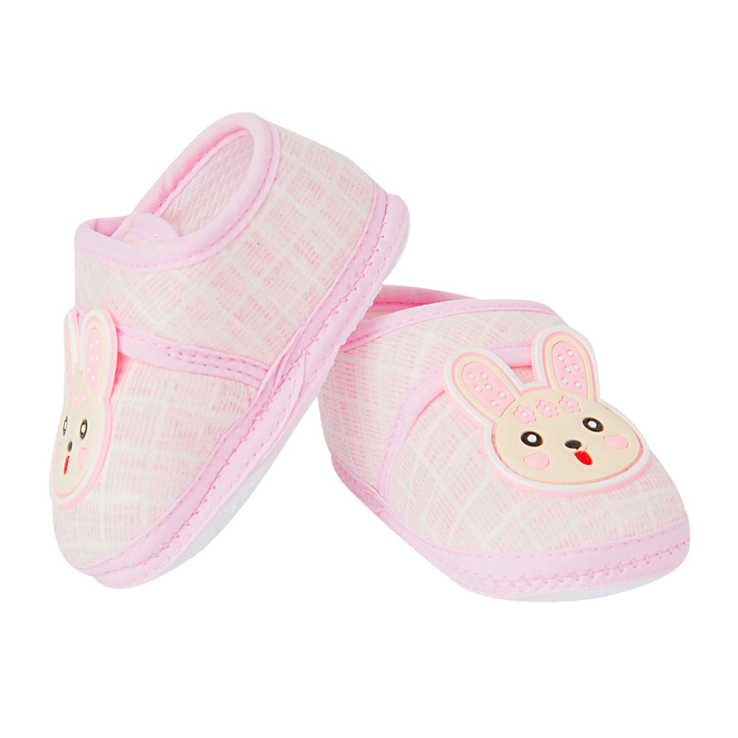 Cute Bunny Pink Booties - Baby Moo