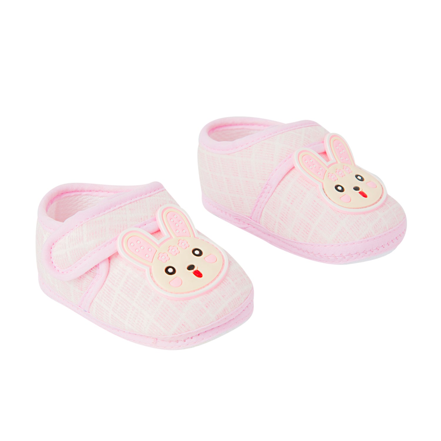 Cute Bunny Pink Booties - Baby Moo