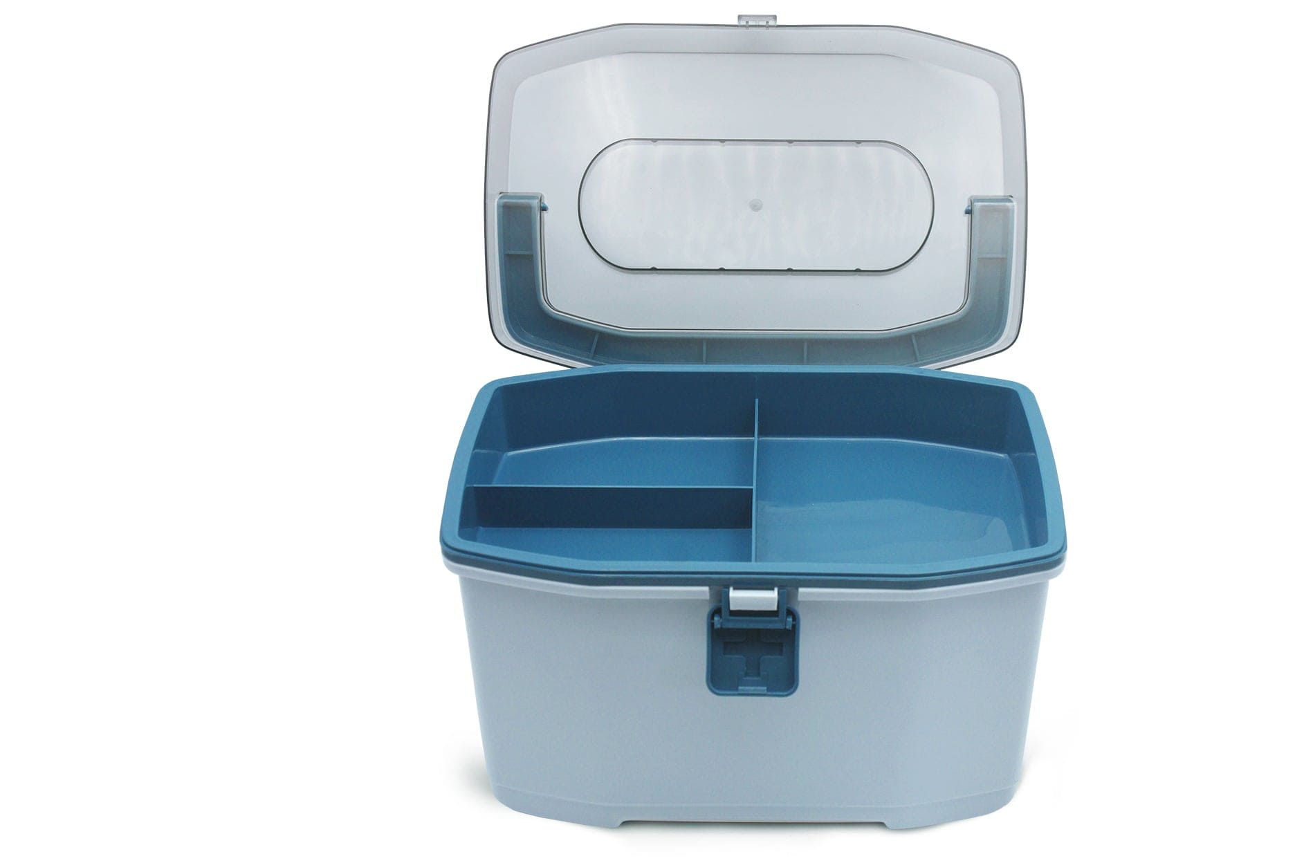 Large Blue Medicine Box