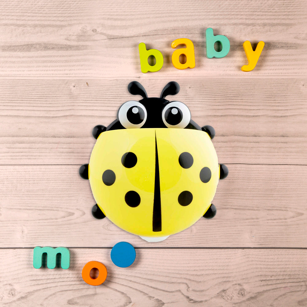 Ladybug Yellow Toothbrush Holder