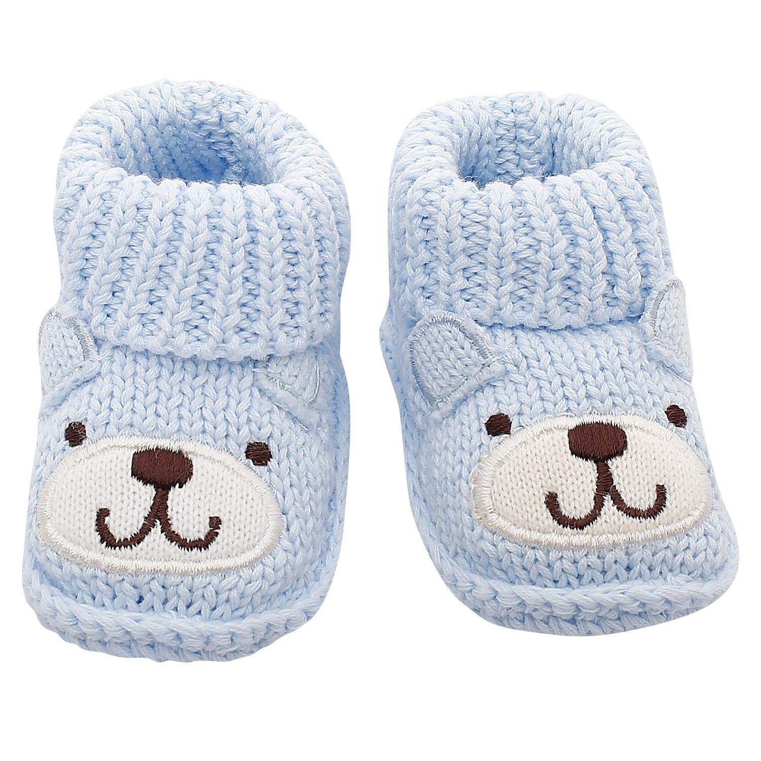 Bff Bear Blue Socks Booties - Baby Moo
