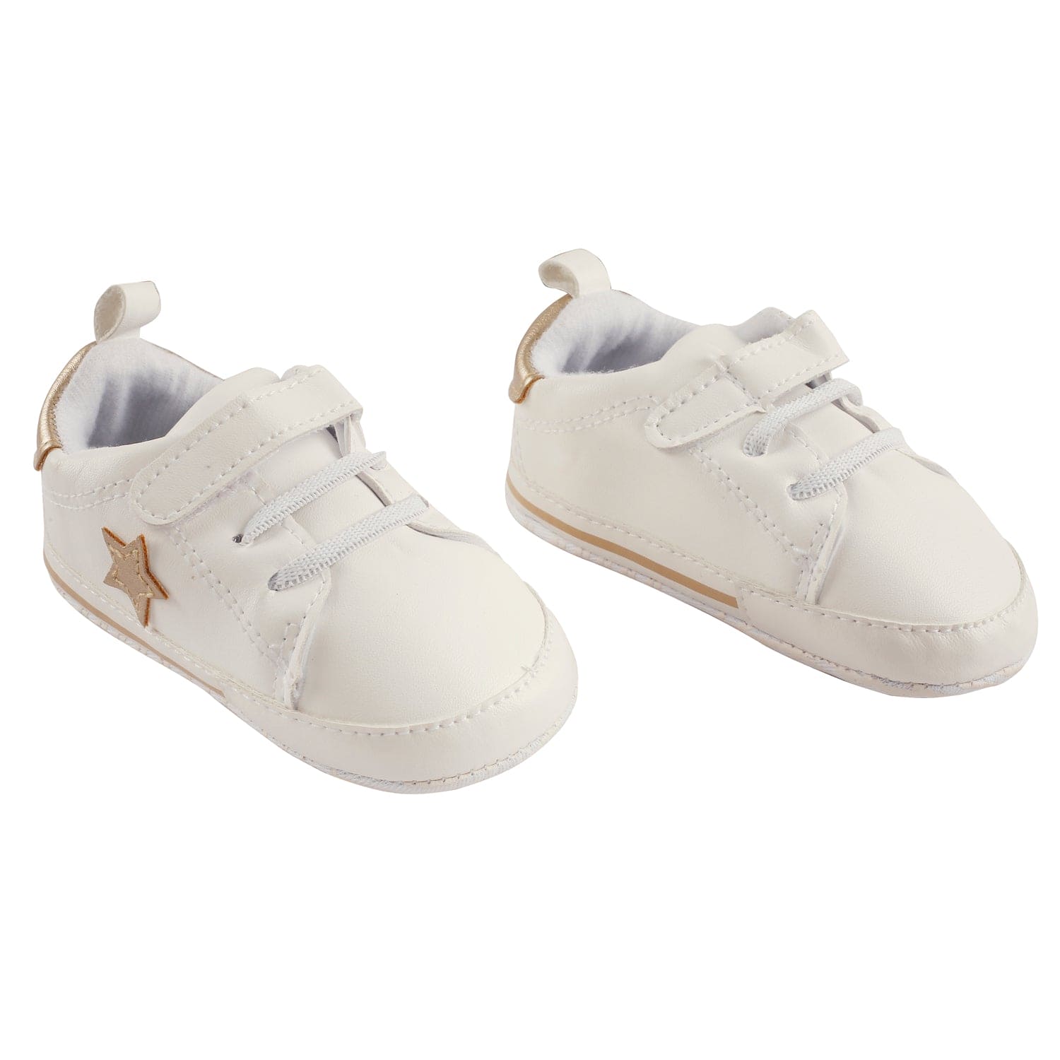 My Shining Star White Casual Booties - Baby Moo