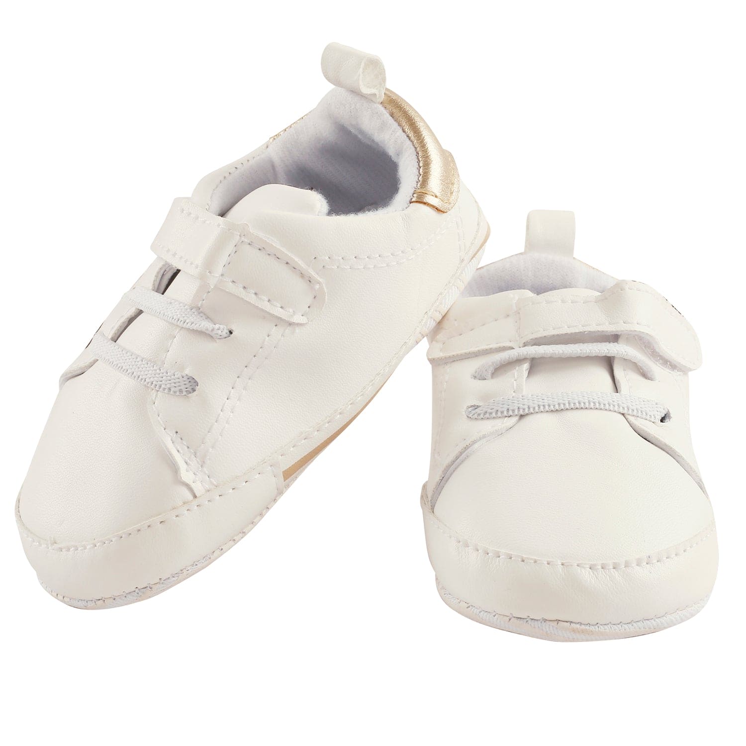 My Shining Star White Casual Booties - Baby Moo