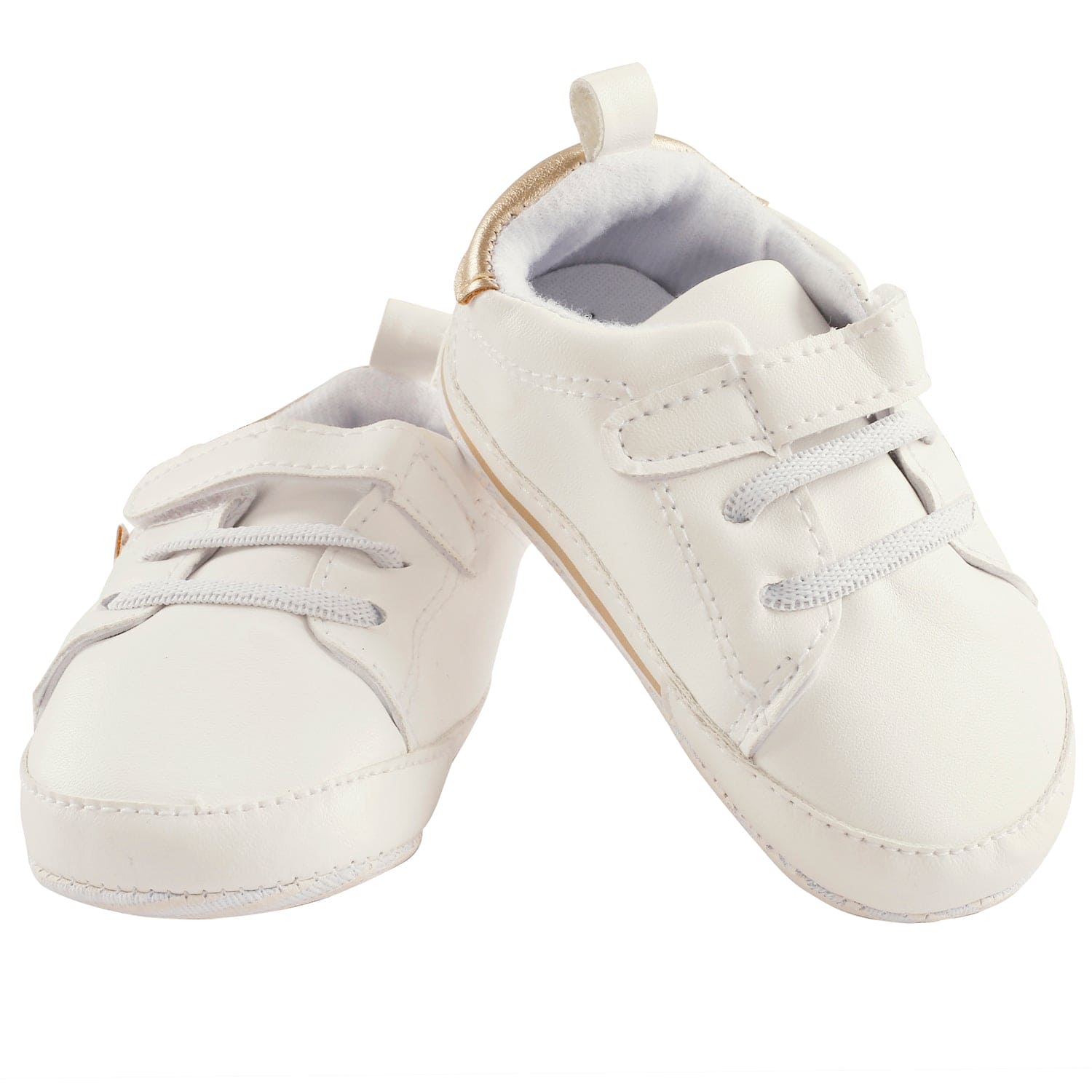 My Shining Star White Casual Booties - Baby Moo