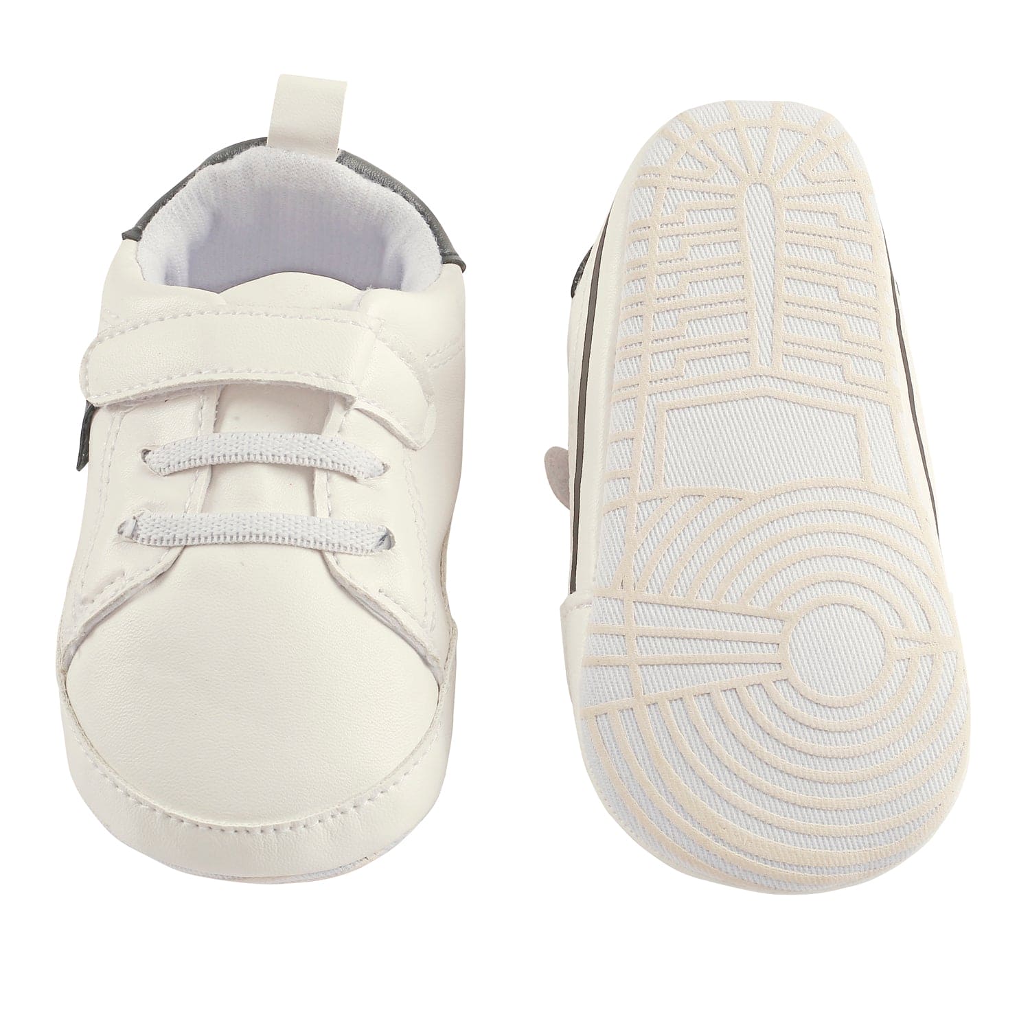 My Star White And Black Casual Booties - Baby Moo