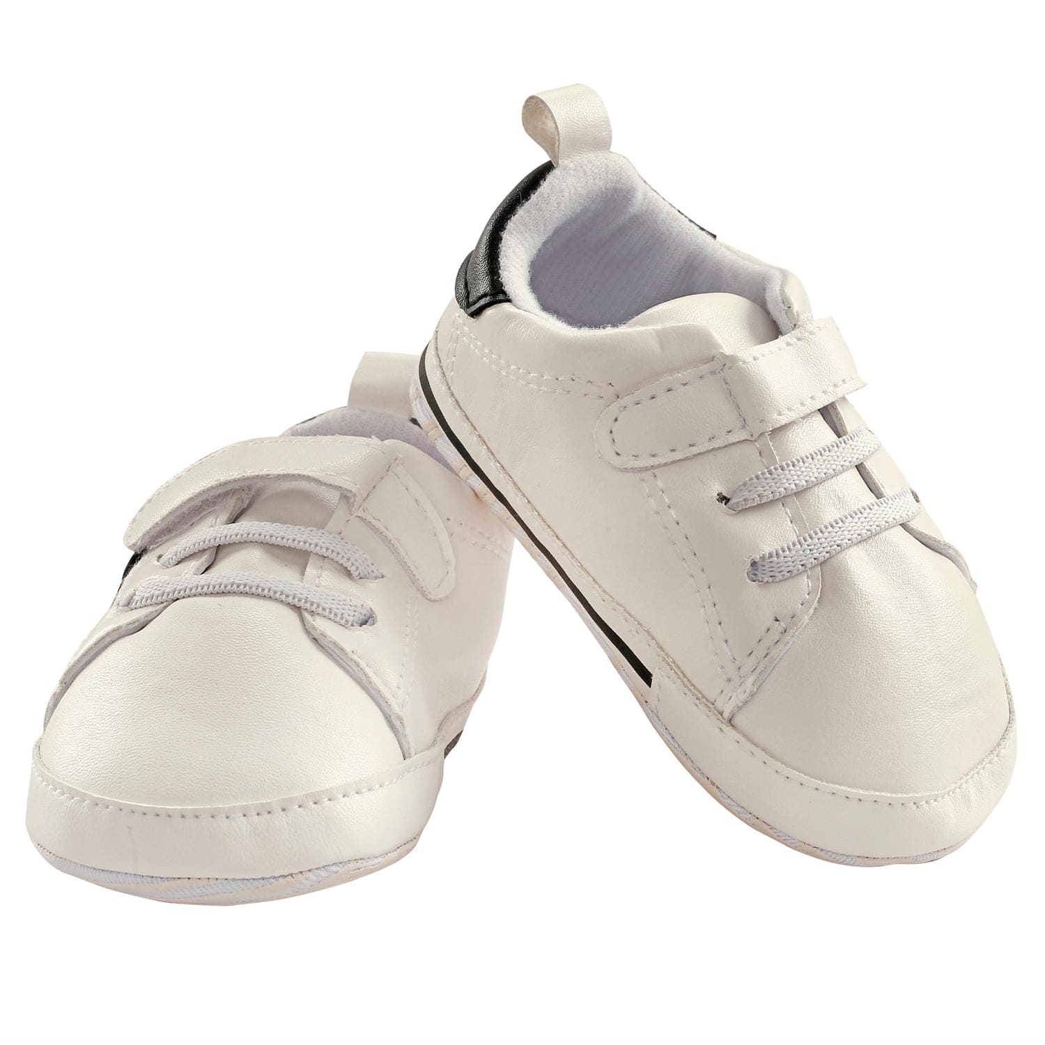 My Star White And Black Casual Booties - Baby Moo