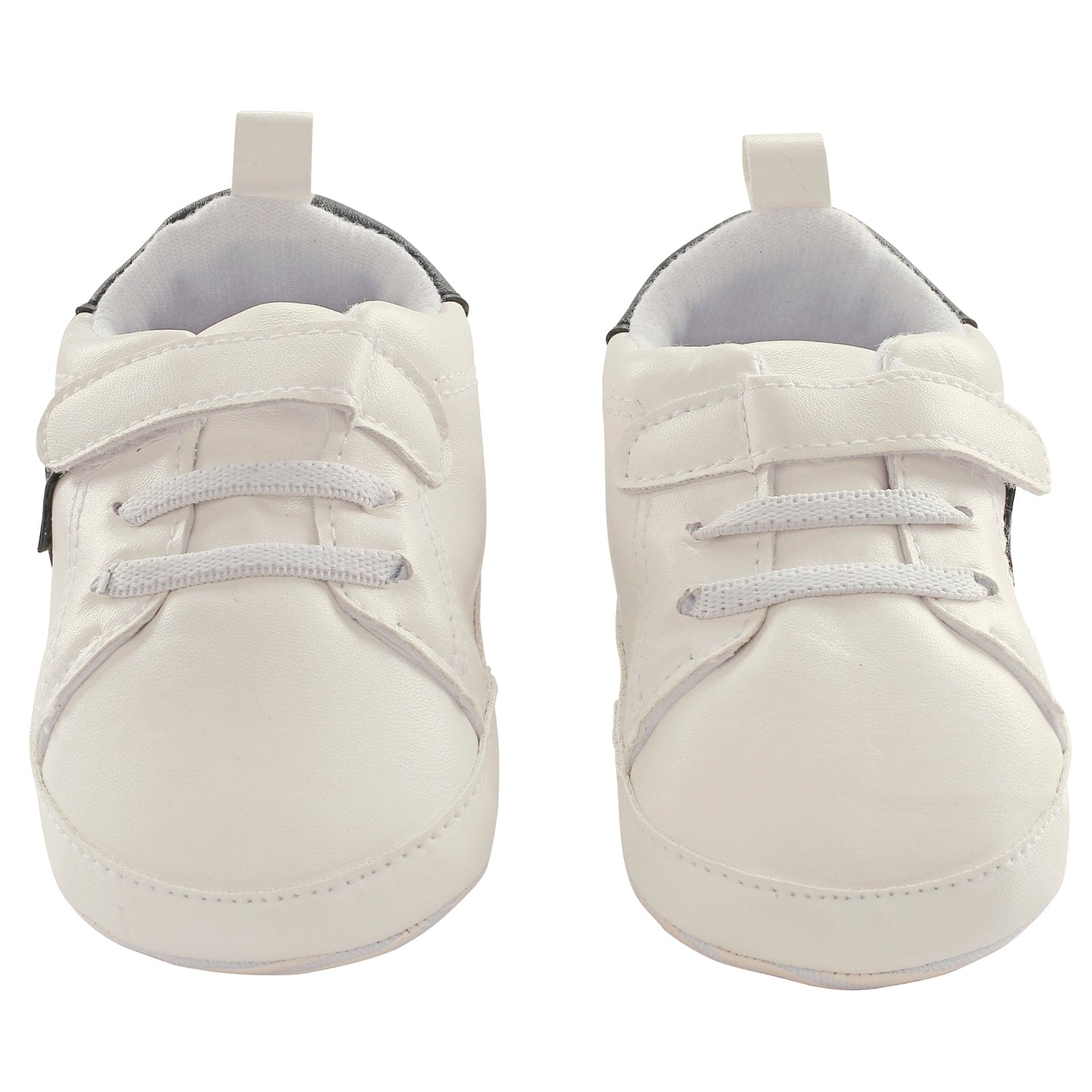 My Star White And Black Casual Booties - Baby Moo