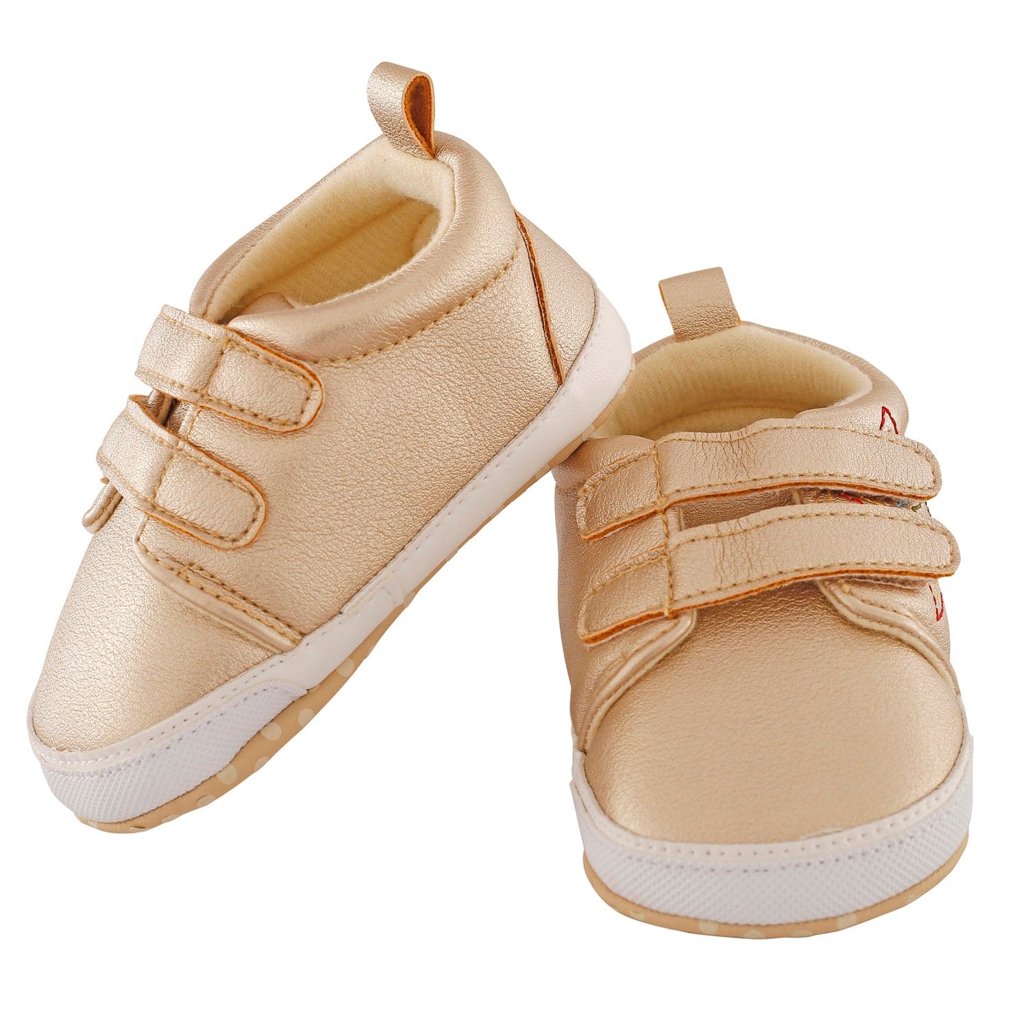My Star Gold Casual Booties - Baby Moo