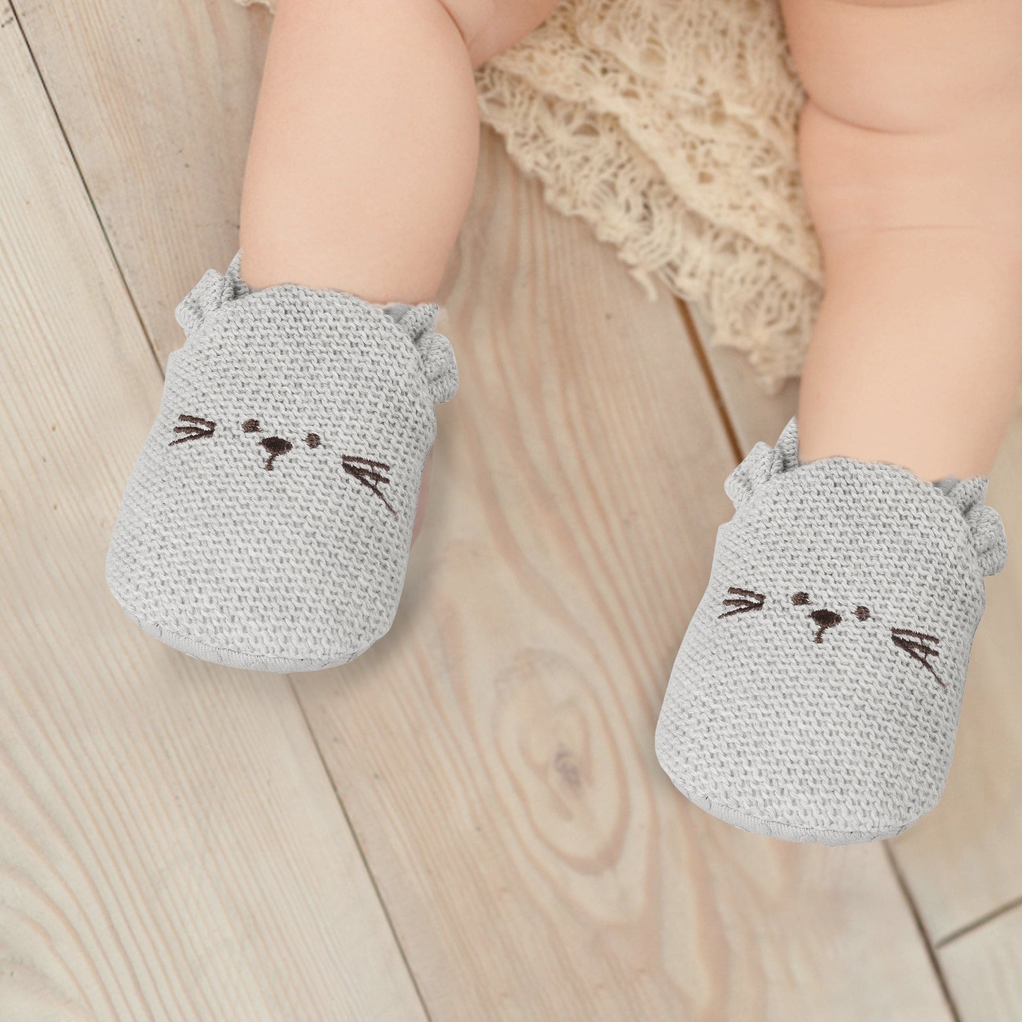 Knitted WHUTE Casual Booties - Baby Moo