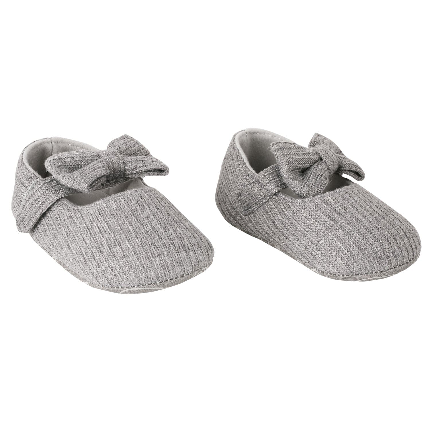 Pretty Bow Grey Booties - Baby Moo