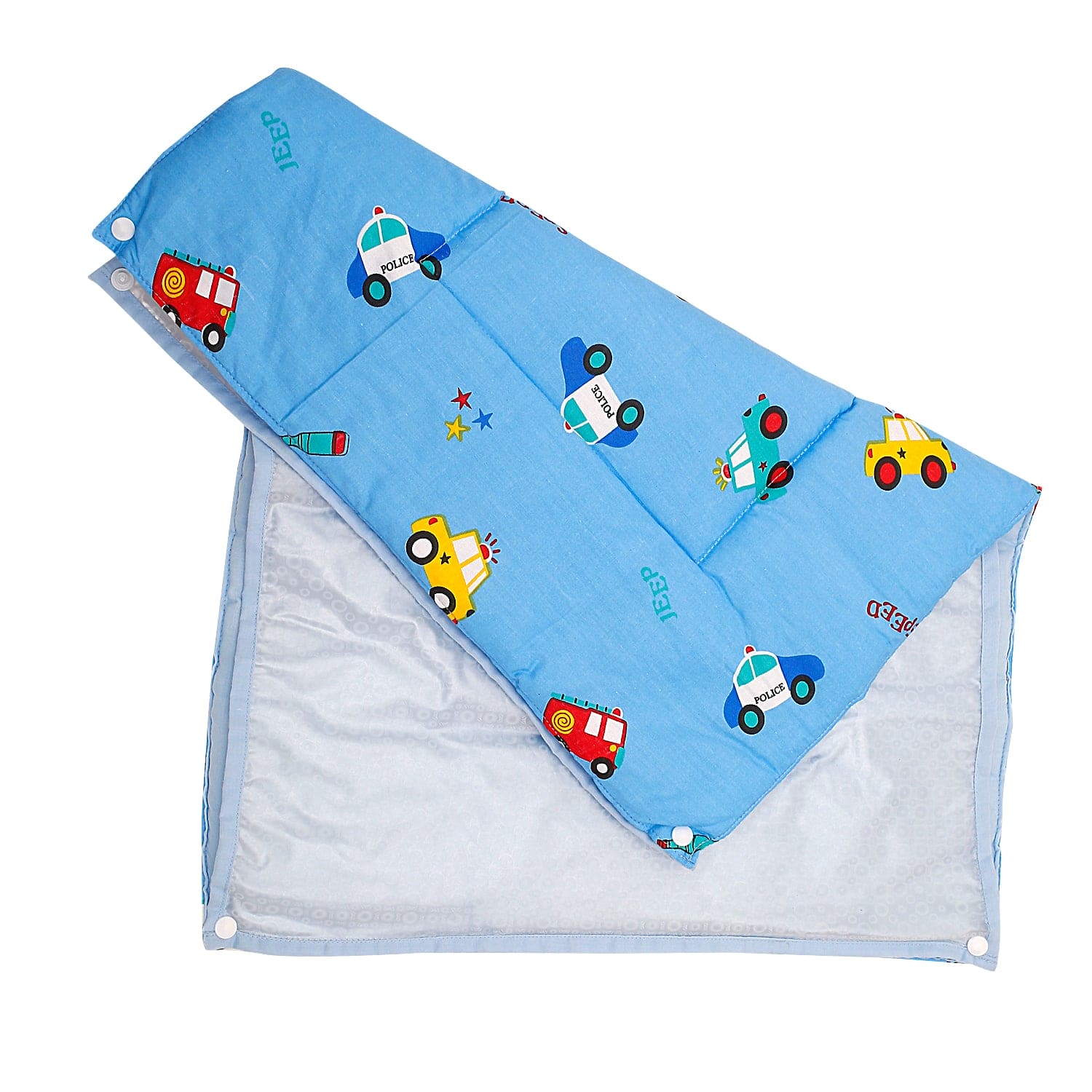 Waterproof Changing Sheet Set Catch Me If You Can Blue