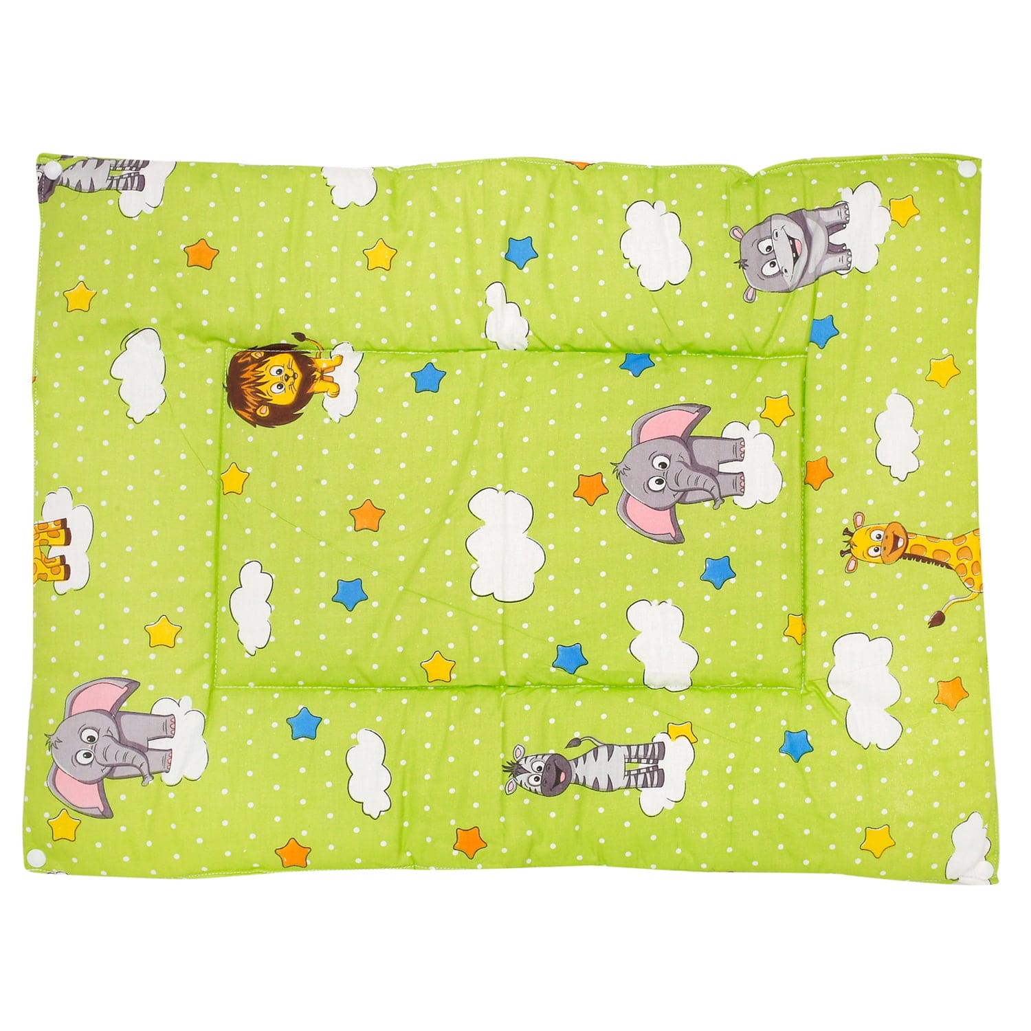 Waterproof Changing Sheet Set Fun In The Jungle Green - Baby Moo