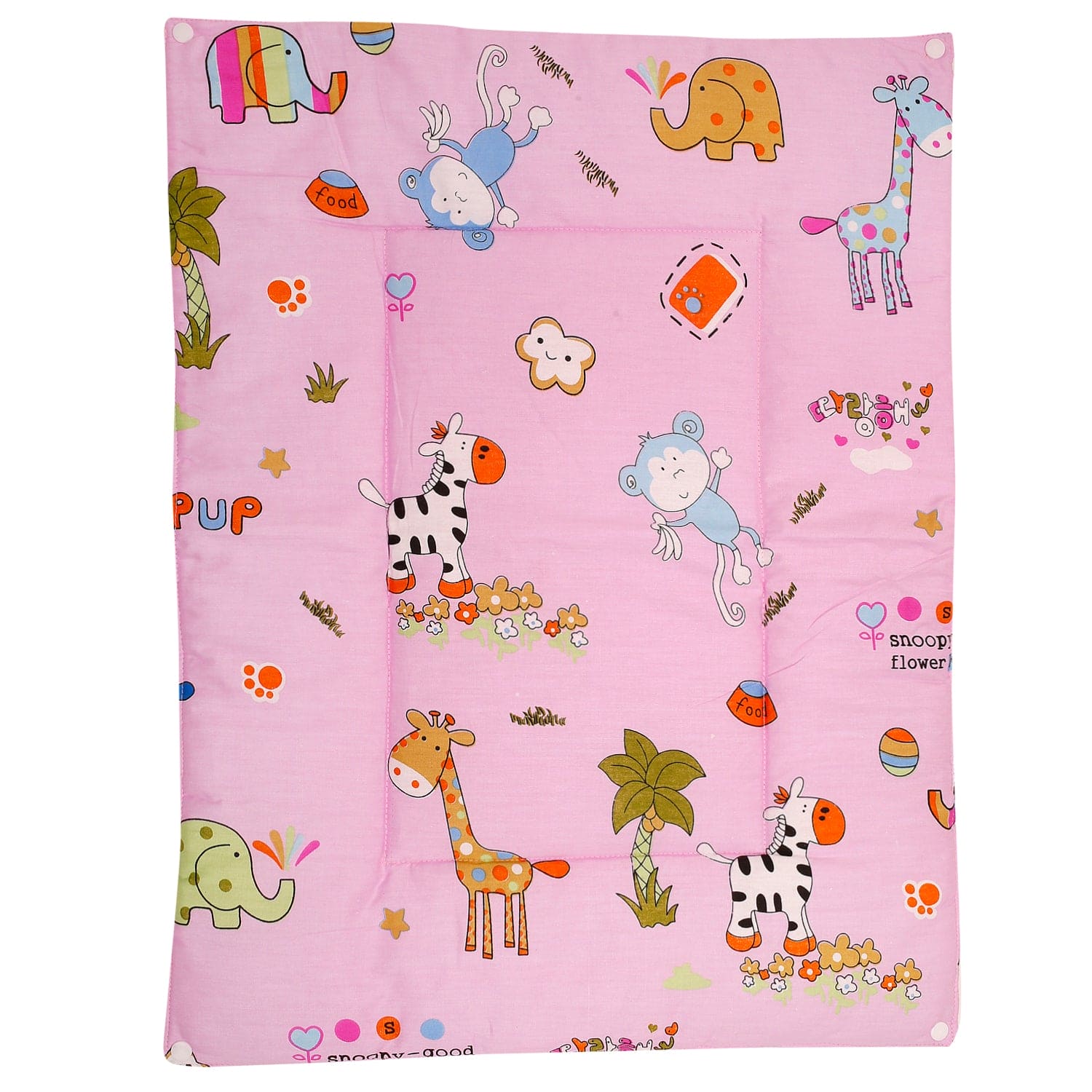 Waterproof Changing Sheet Set Savanna Ooh Na Na Pink - Baby Moo