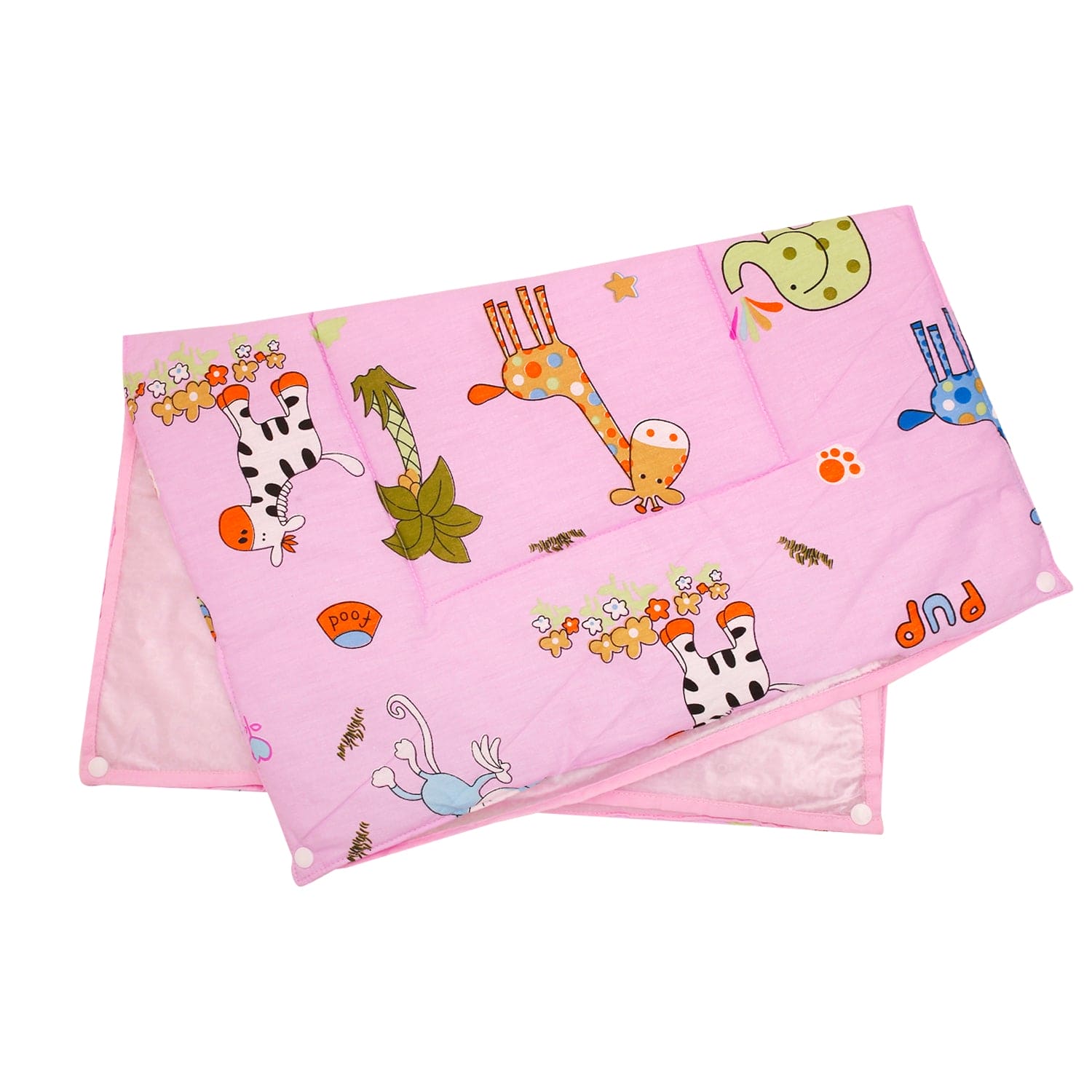 Waterproof Changing Sheet Set Savanna Ooh Na Na Pink - Baby Moo