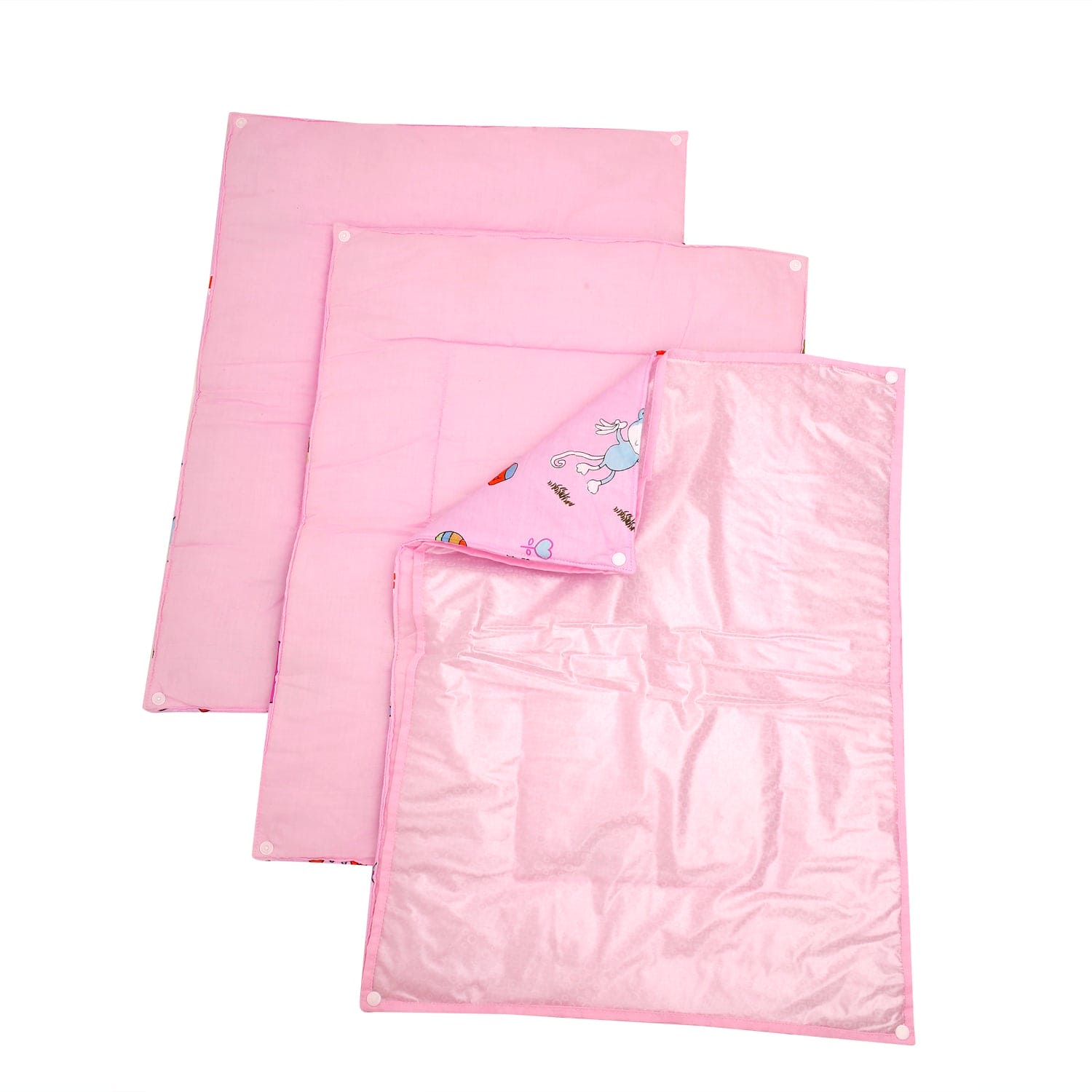 Waterproof Changing Sheet Set Savanna Ooh Na Na Pink - Baby Moo