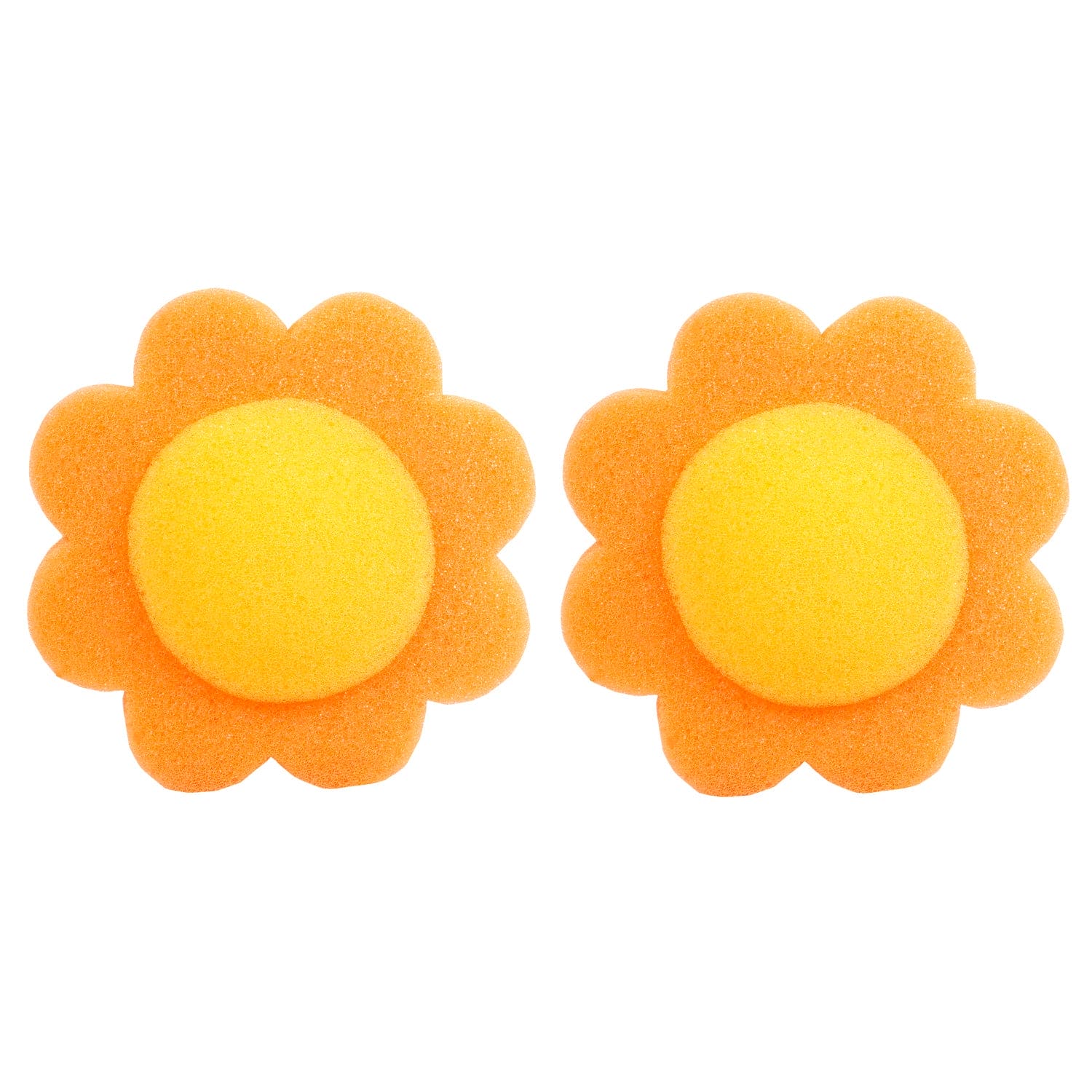Sunflowers Orange 2 Pcs Bath Sponge - Baby Moo