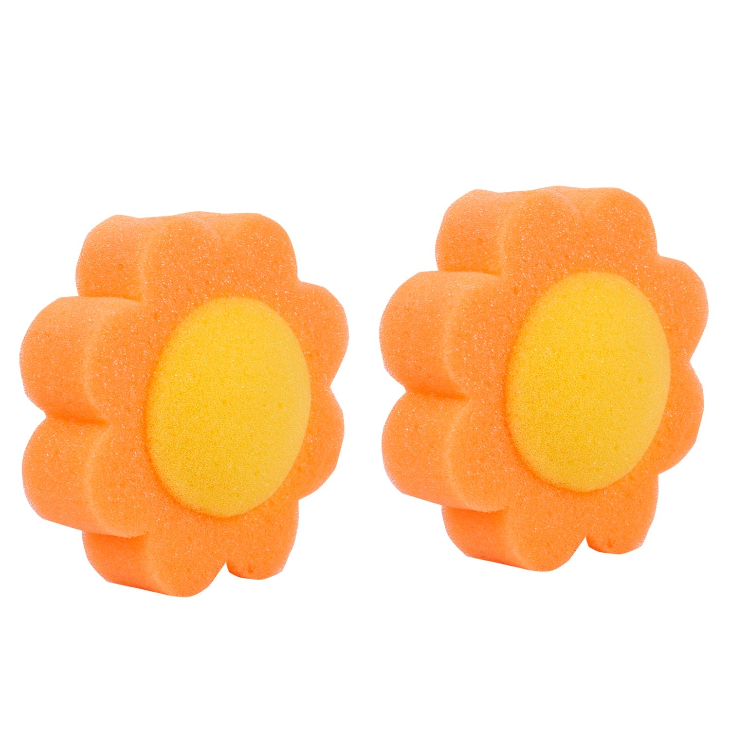 Sunflowers Orange 2 Pcs Bath Sponge - Baby Moo