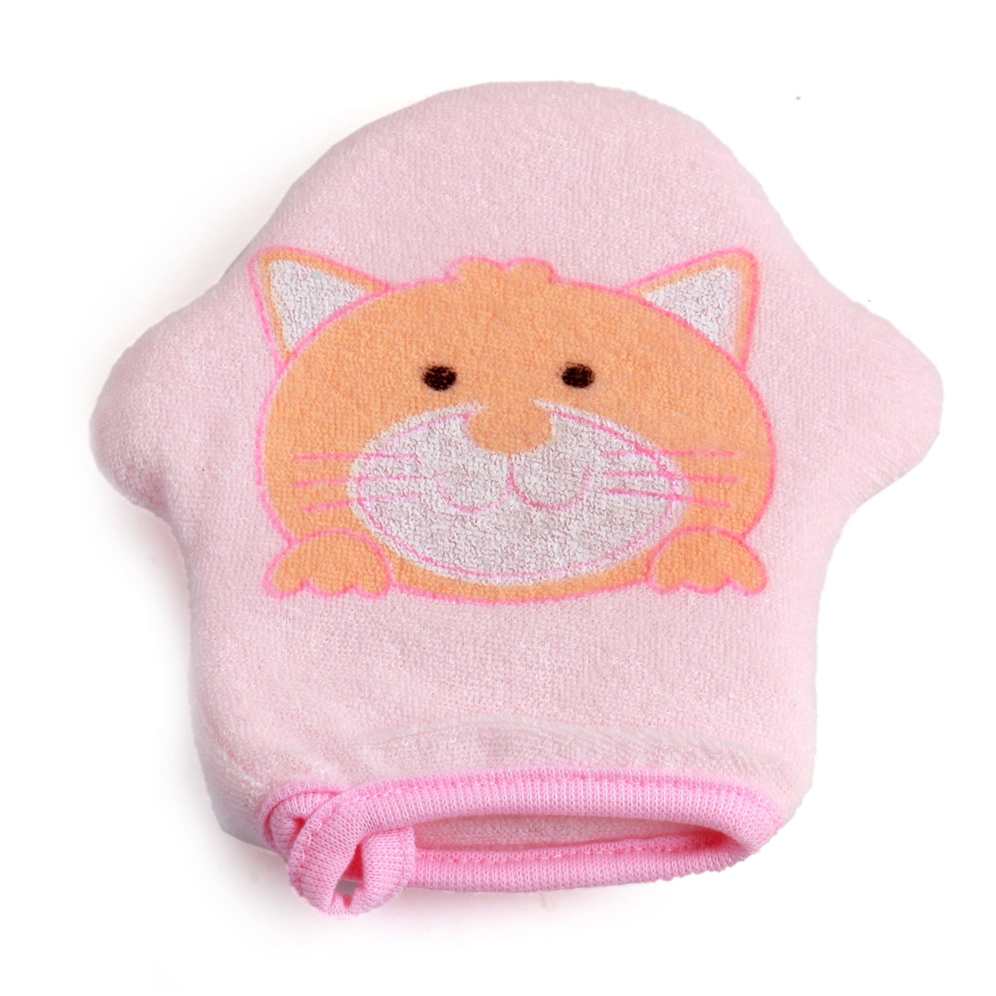 Kitty Pink Hand Glove Bath Sponge - Baby Moo