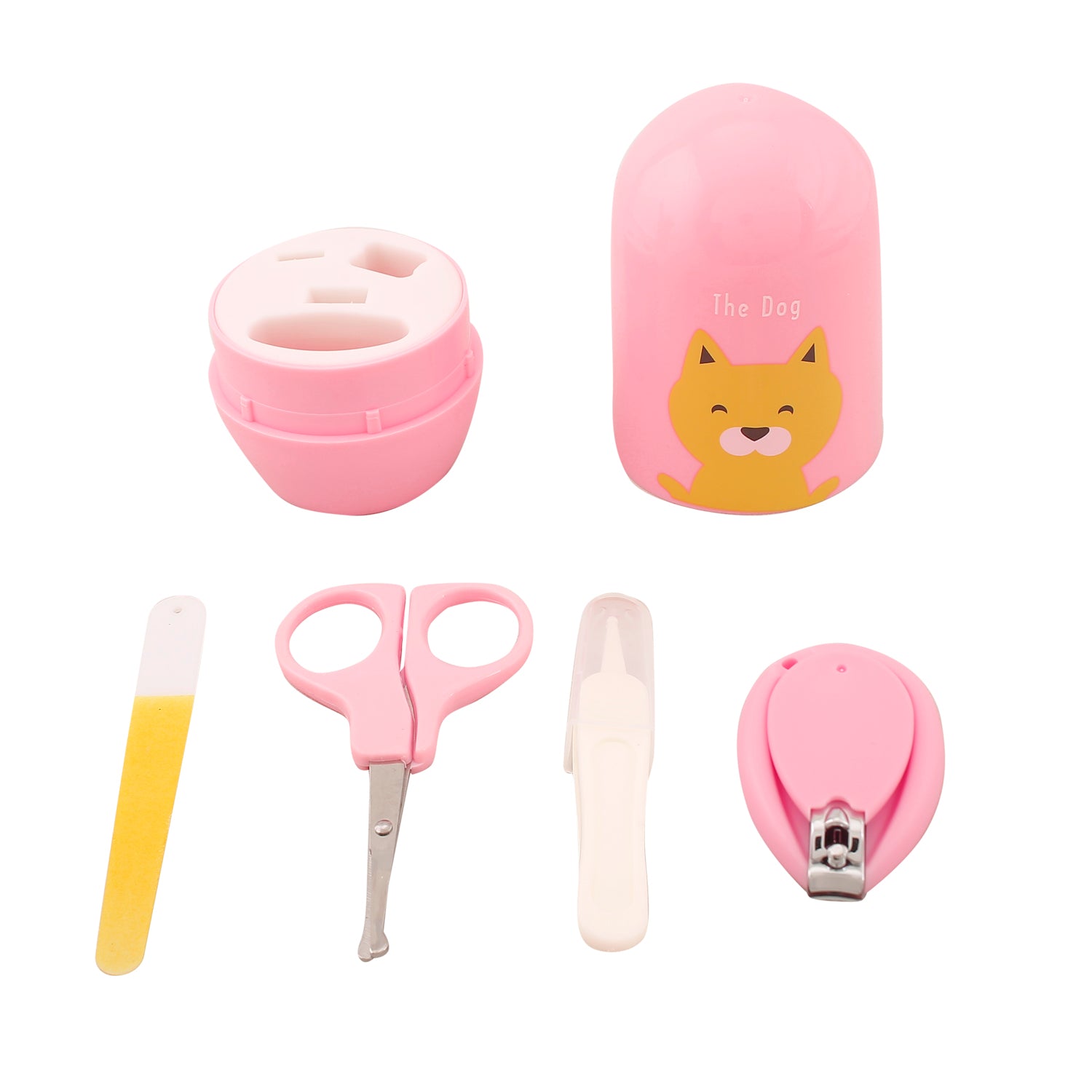 Sleepy Puppy Pink Nail Clipper Set - Baby Moo