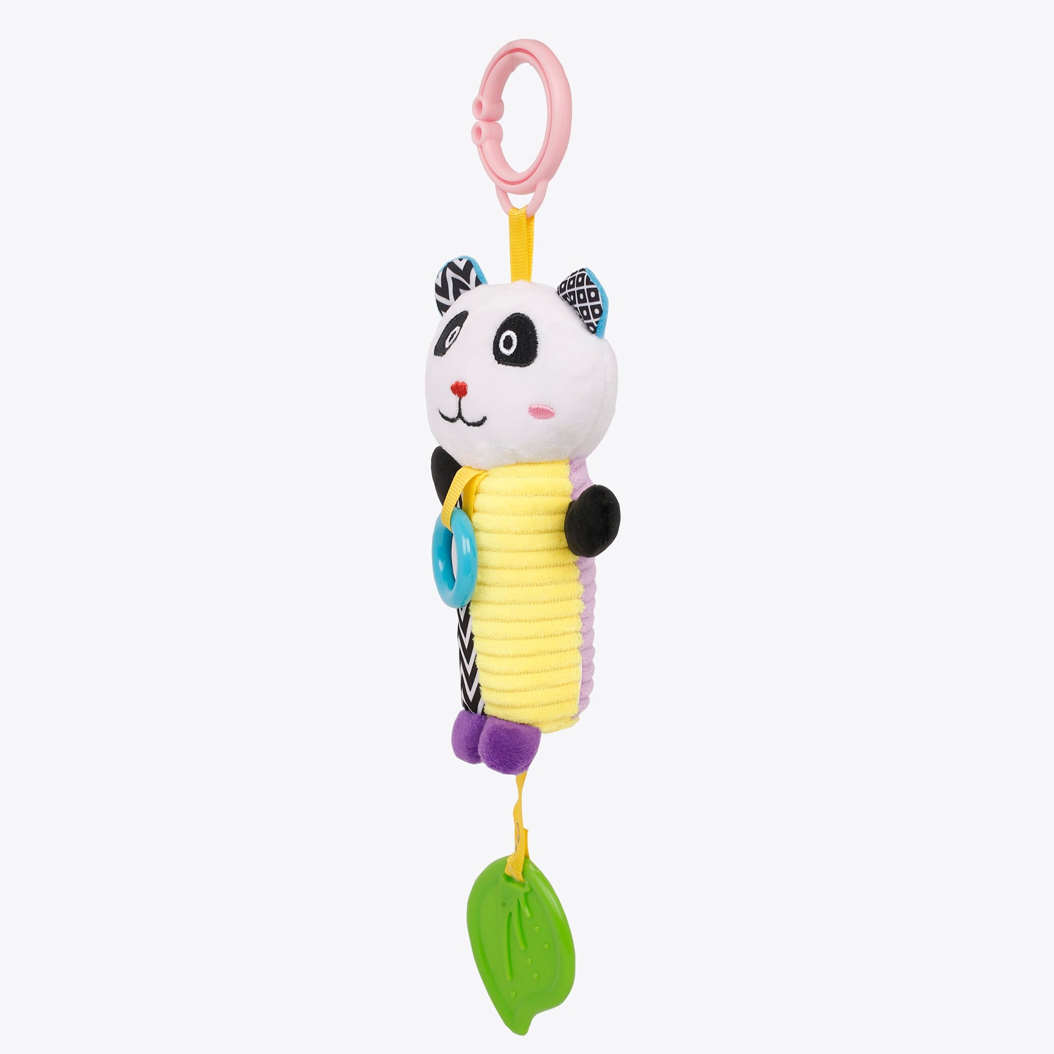 Panda White Hanging Toy With Teether - Baby Moo