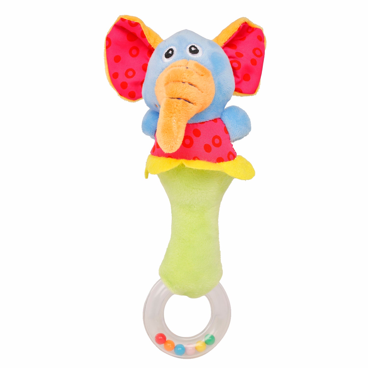 Sweet Elephant Green Rattle - Baby Moo