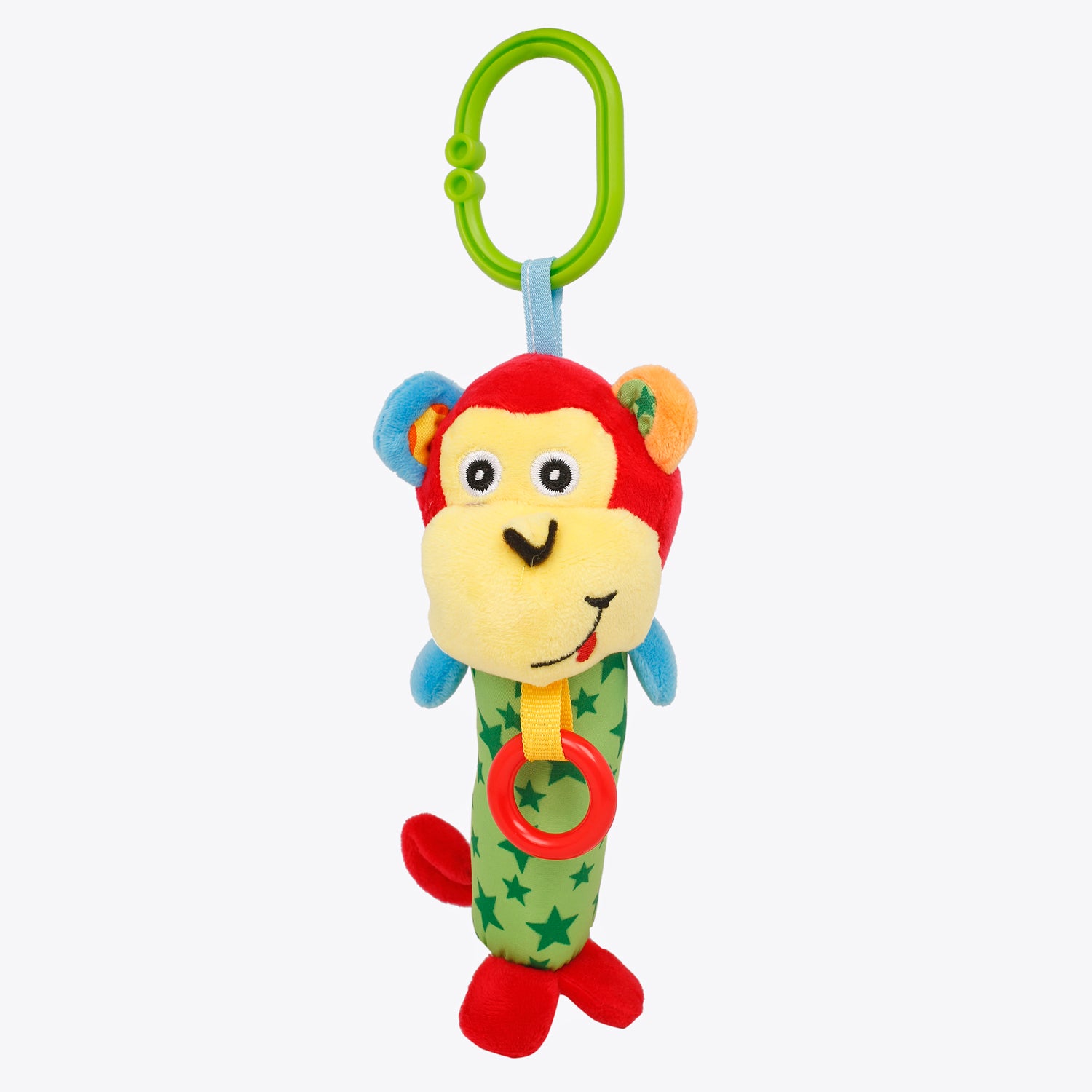 Funky Monkey Green Rattle - Baby Moo