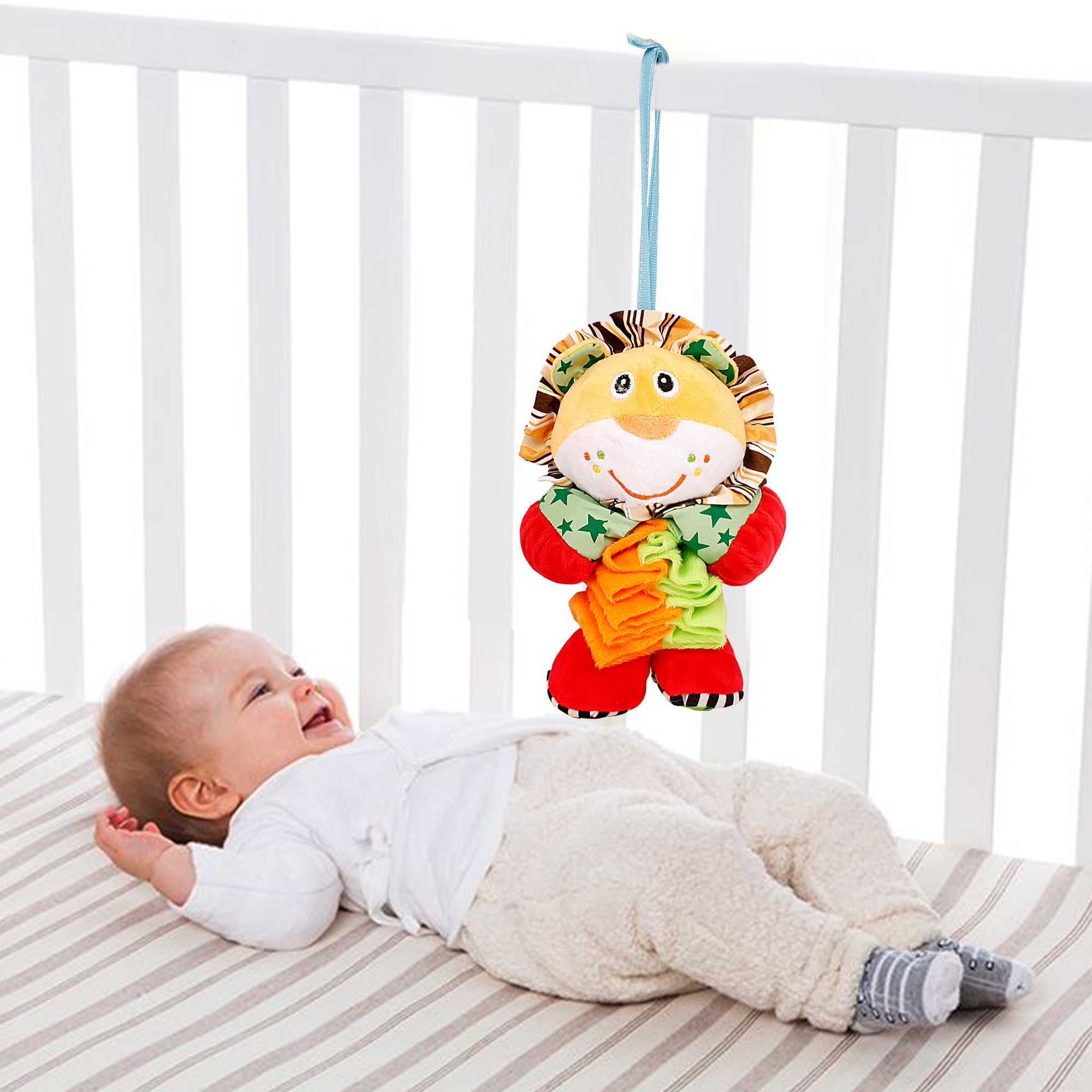 Baby best sale bed toys