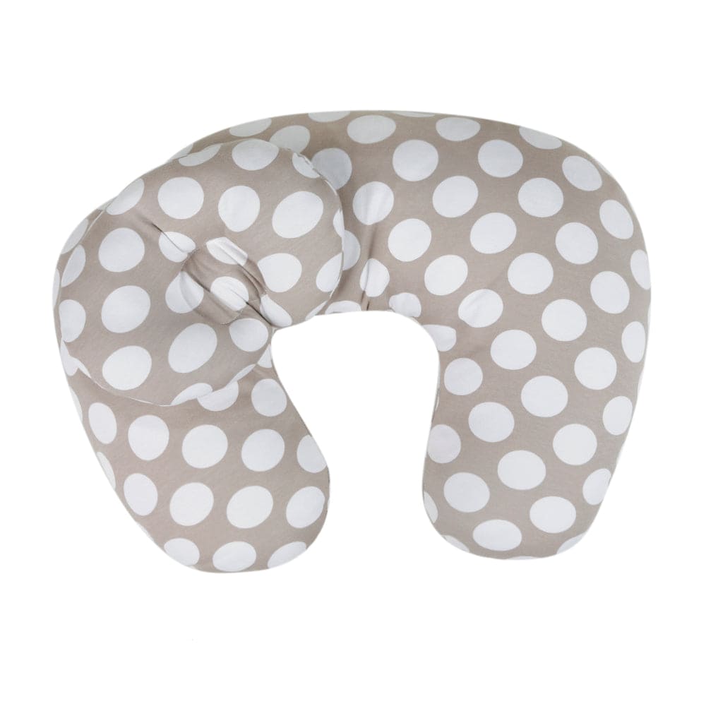 Polka Dot Brown Feeding Pillow - Baby Moo