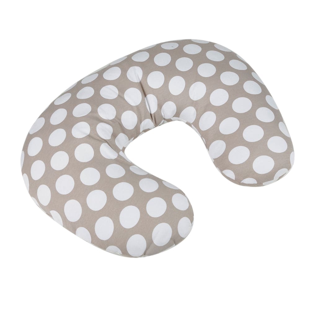 Polka Dot Brown Feeding Pillow - Baby Moo