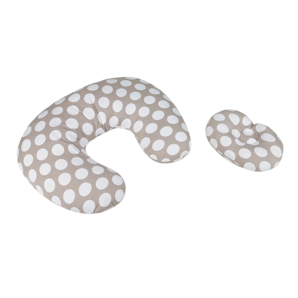 Polka Dot Brown Feeding Pillow - Baby Moo