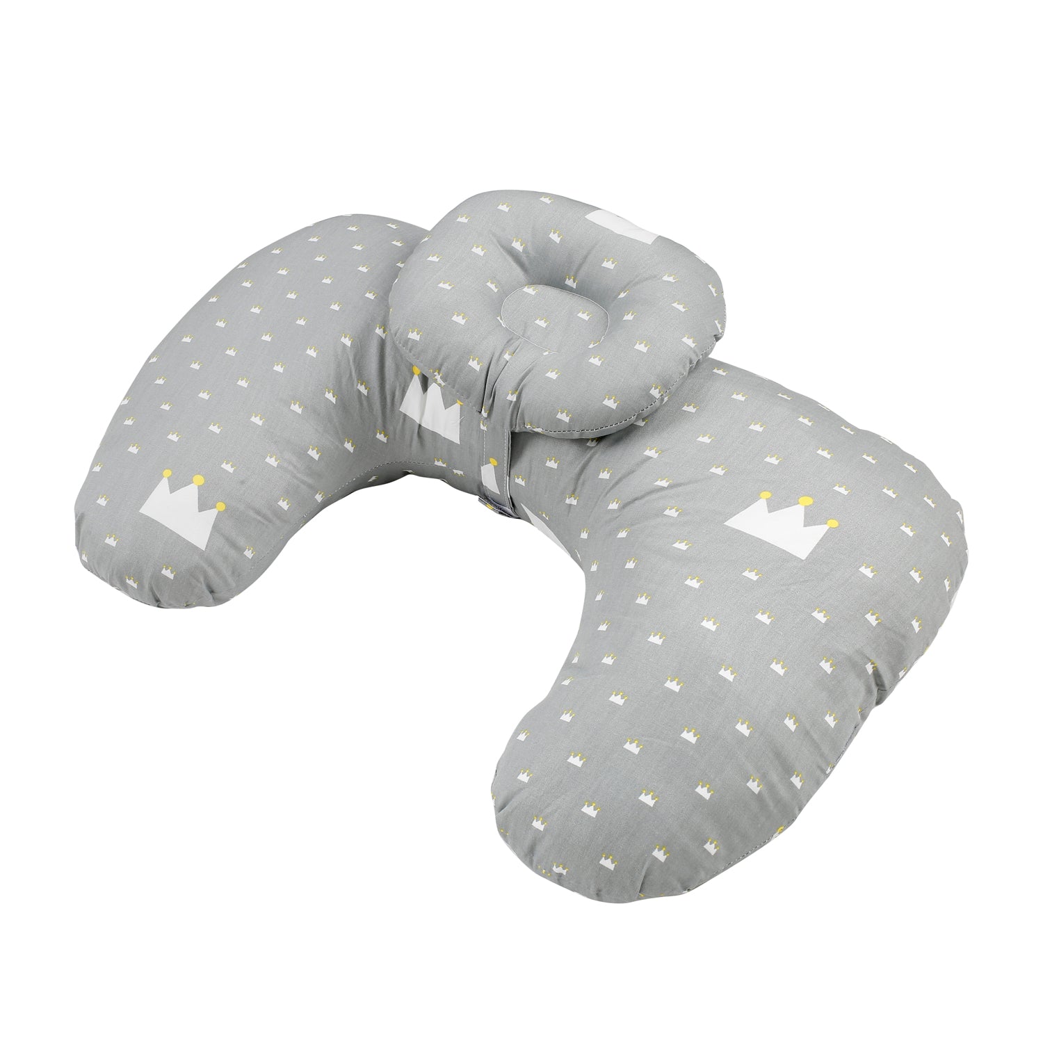 Crown Grey Feeding Pillow - Baby Moo