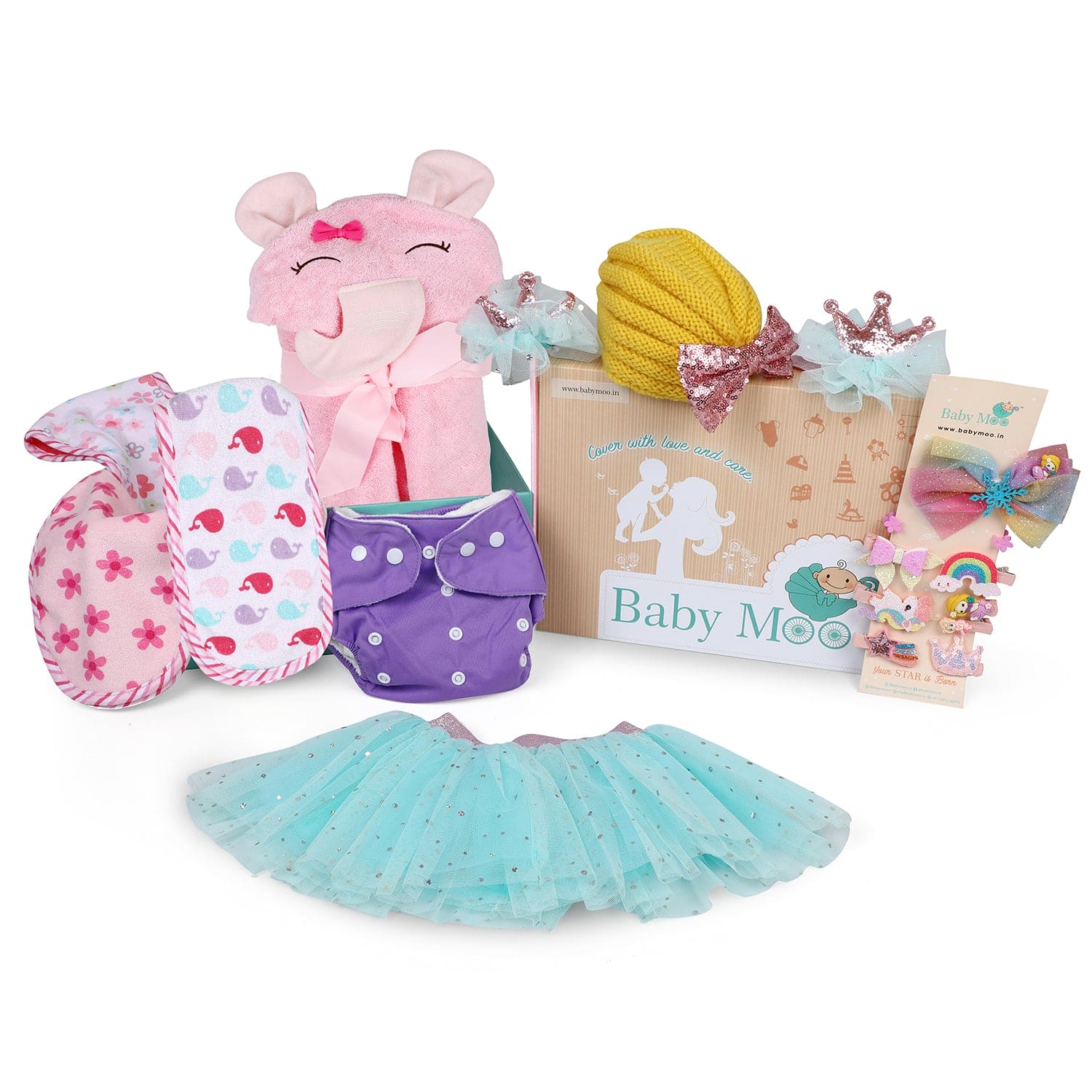 Royal Princess 20 Pcs Gift Hamper Multicolour - Baby Moo