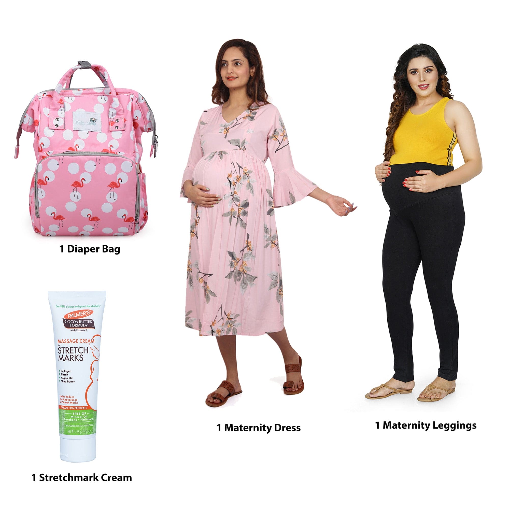 Baby Moo Mommy To Be Maternity Essentials 4 Pcs Baby Shower Gift Hamper - Pink Sizes Available - Baby Moo