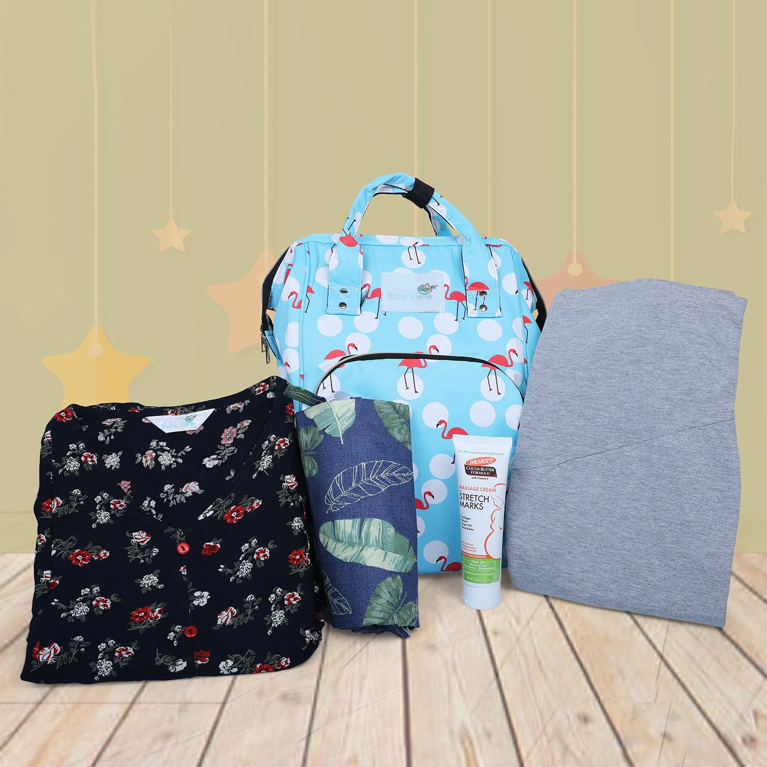 5pcs/set Multi-function Baby Diaper Bag Baby Bottle Holder Mother Mummy  Stroller Maternity Nappy Bags Sets