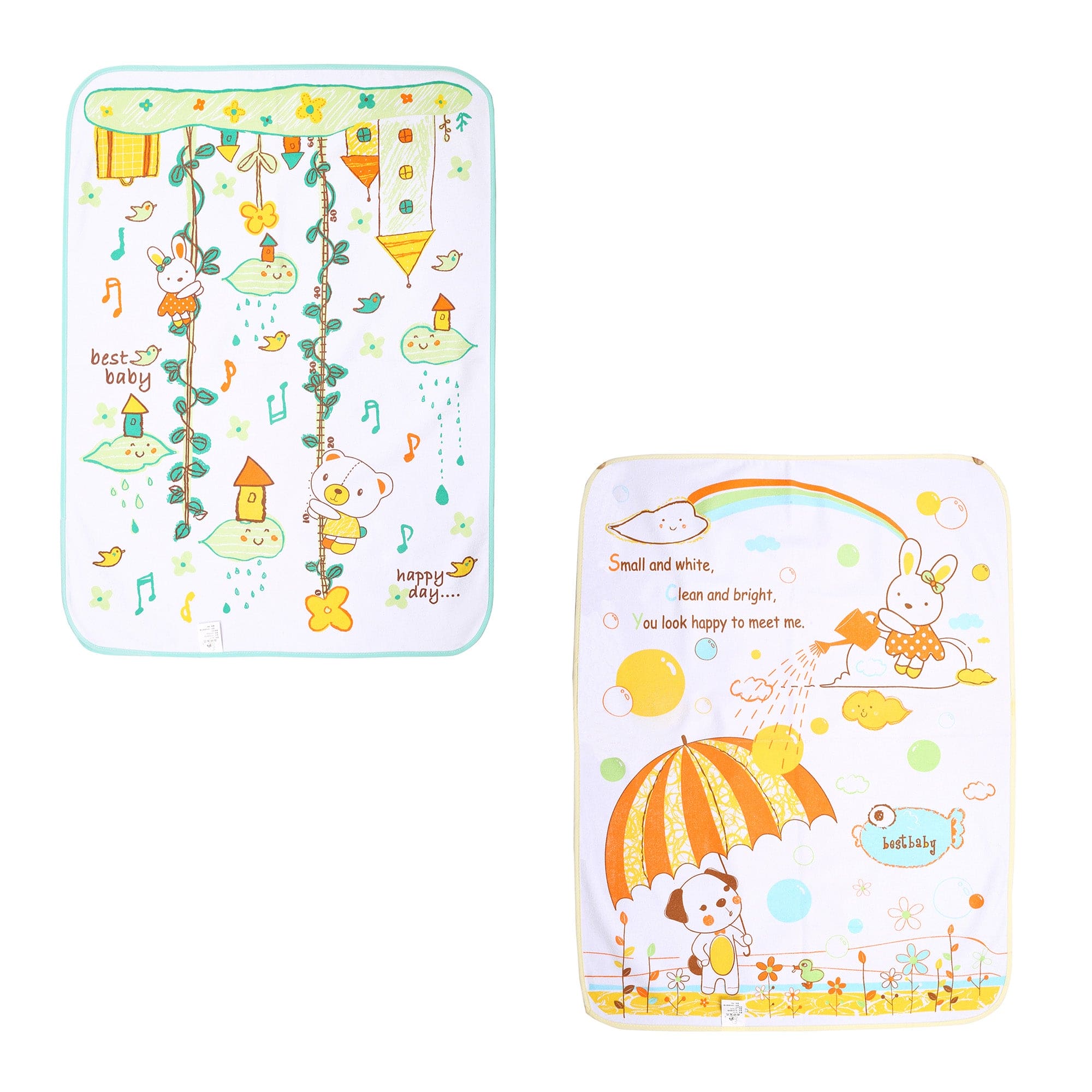 Baby Moo Stars And Rainbows Twin 22 Pcs Luxury Gift Hamper For Girl And Boy Multicolour - 0-12M Sizes Available - Baby Moo