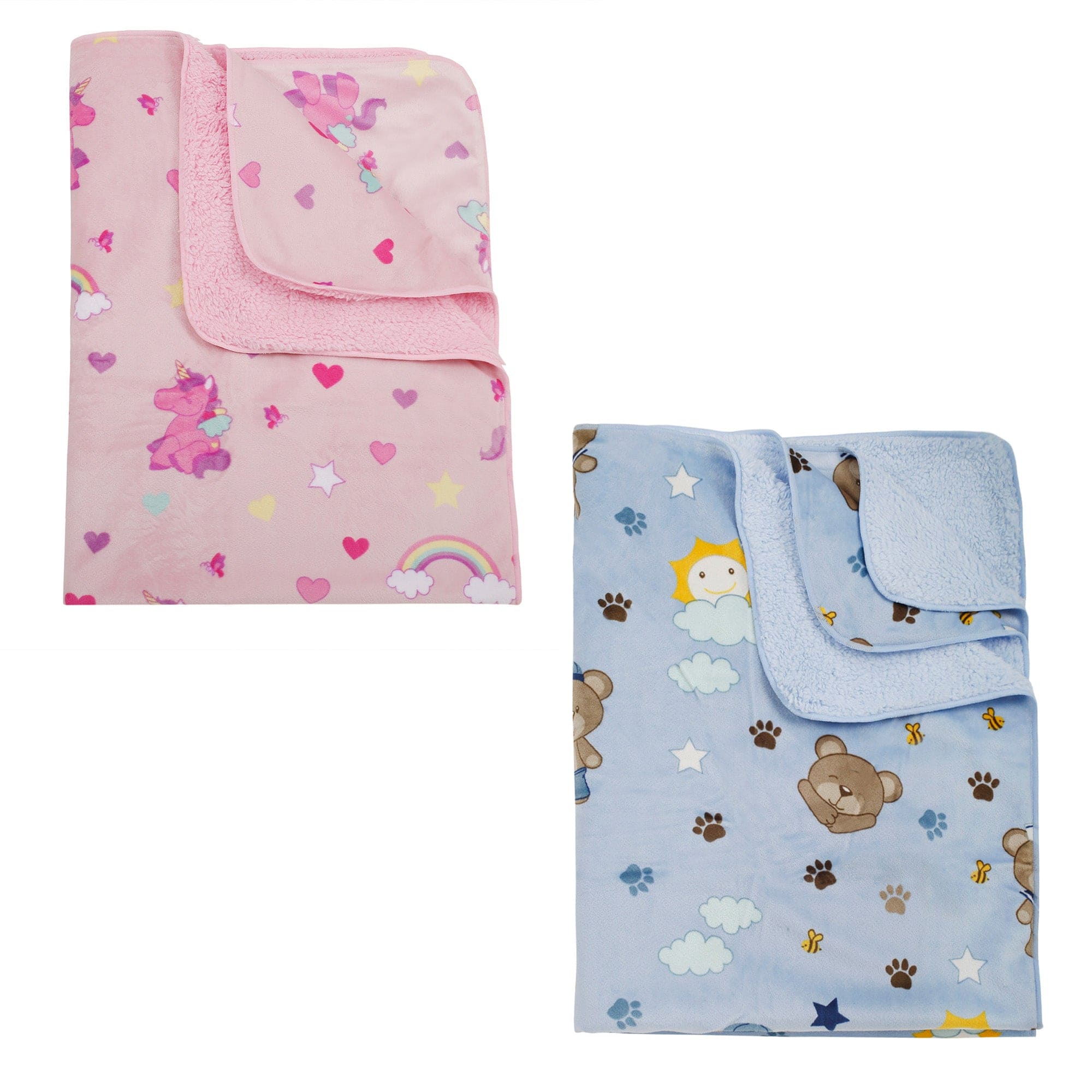 Baby Moo Stars And Rainbows Twin 22 Pcs Luxury Gift Hamper For Girl And Boy Multicolour - 0-12M Sizes Available - Baby Moo