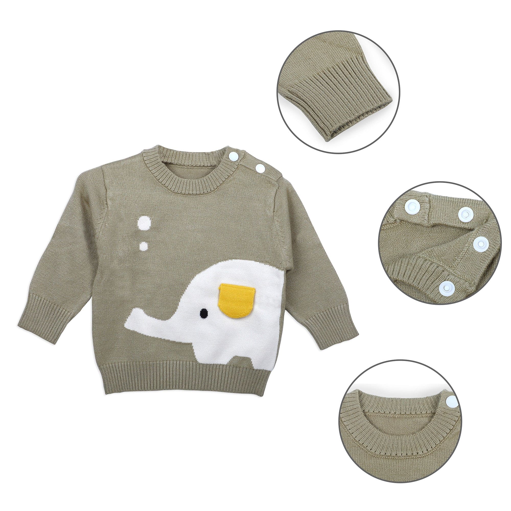 Baby Moo Elephant Themed Sonam's Vayu 30 Pcs Luxury Gift Hamper Blue - 0-12M Sizes Available - Baby Moo
