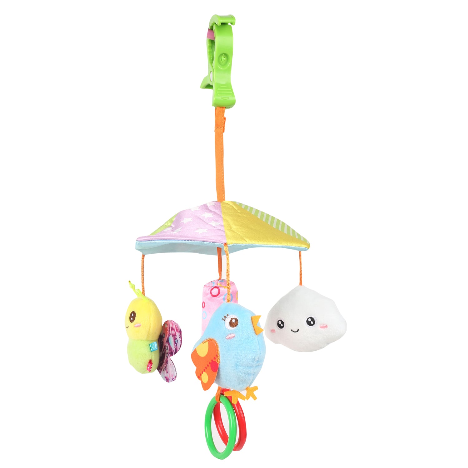 Chirpy Birdies Multicolour Musical Cot Mobile - Baby Moo