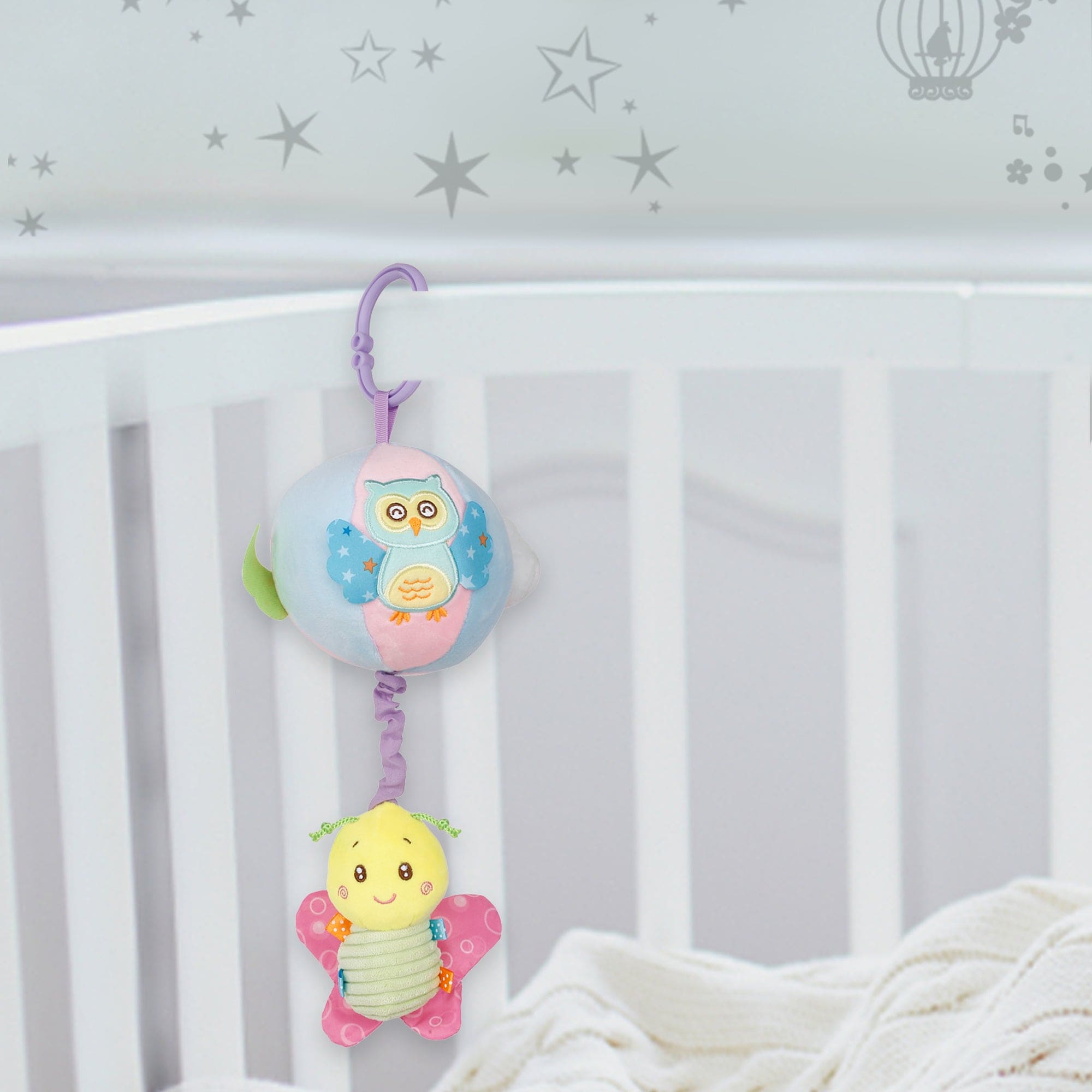 Flying In The Sky Multicolour Pulling Toy - Baby Moo