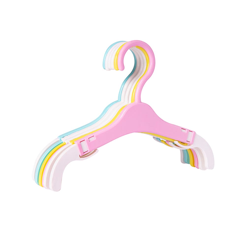 Plain Multicolour 6 Pk Baby Hanger - Baby Moo