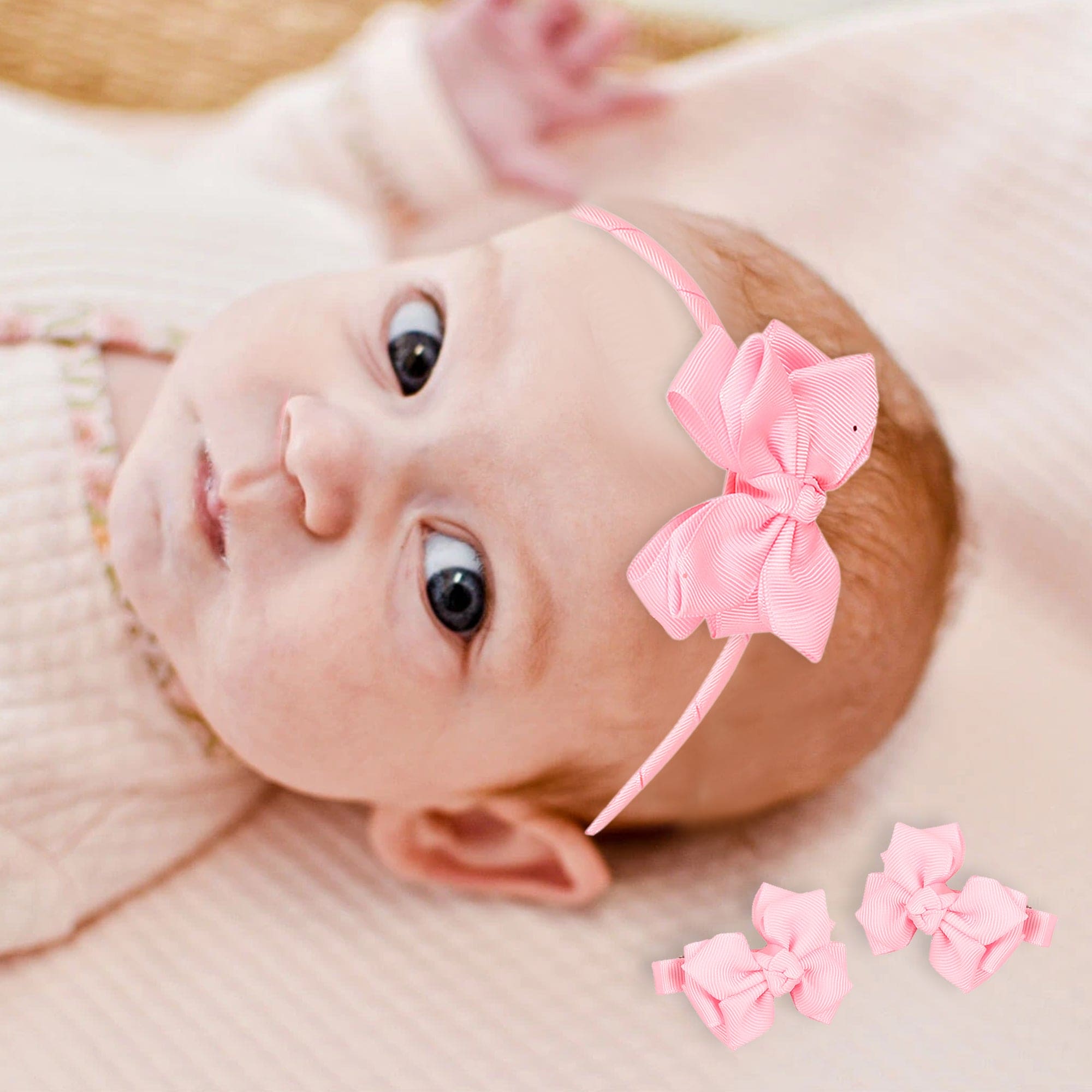 Baby Pink Headband Set - Baby Moo