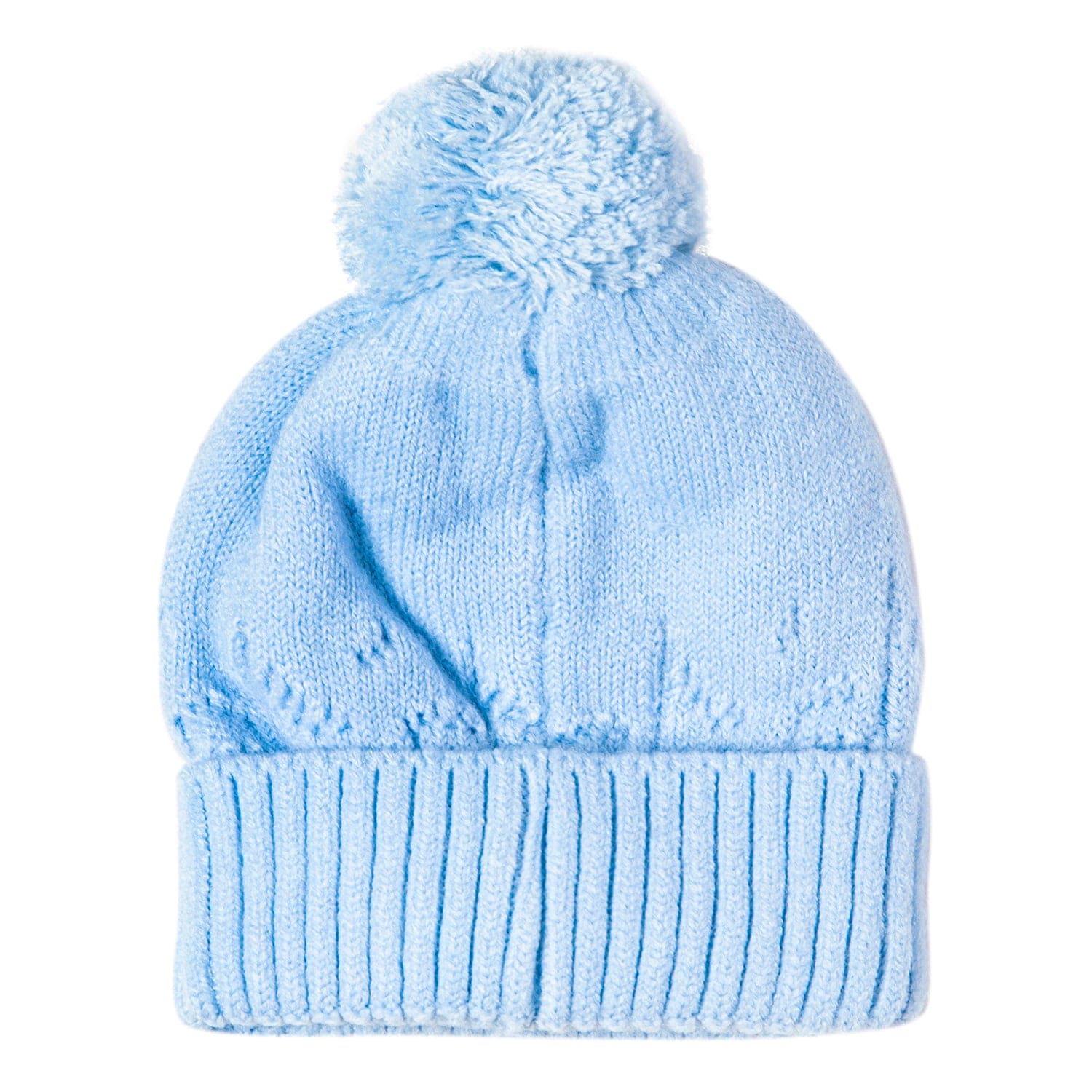 Knit Woollen Cap Honey Bee Blue - Baby Moo