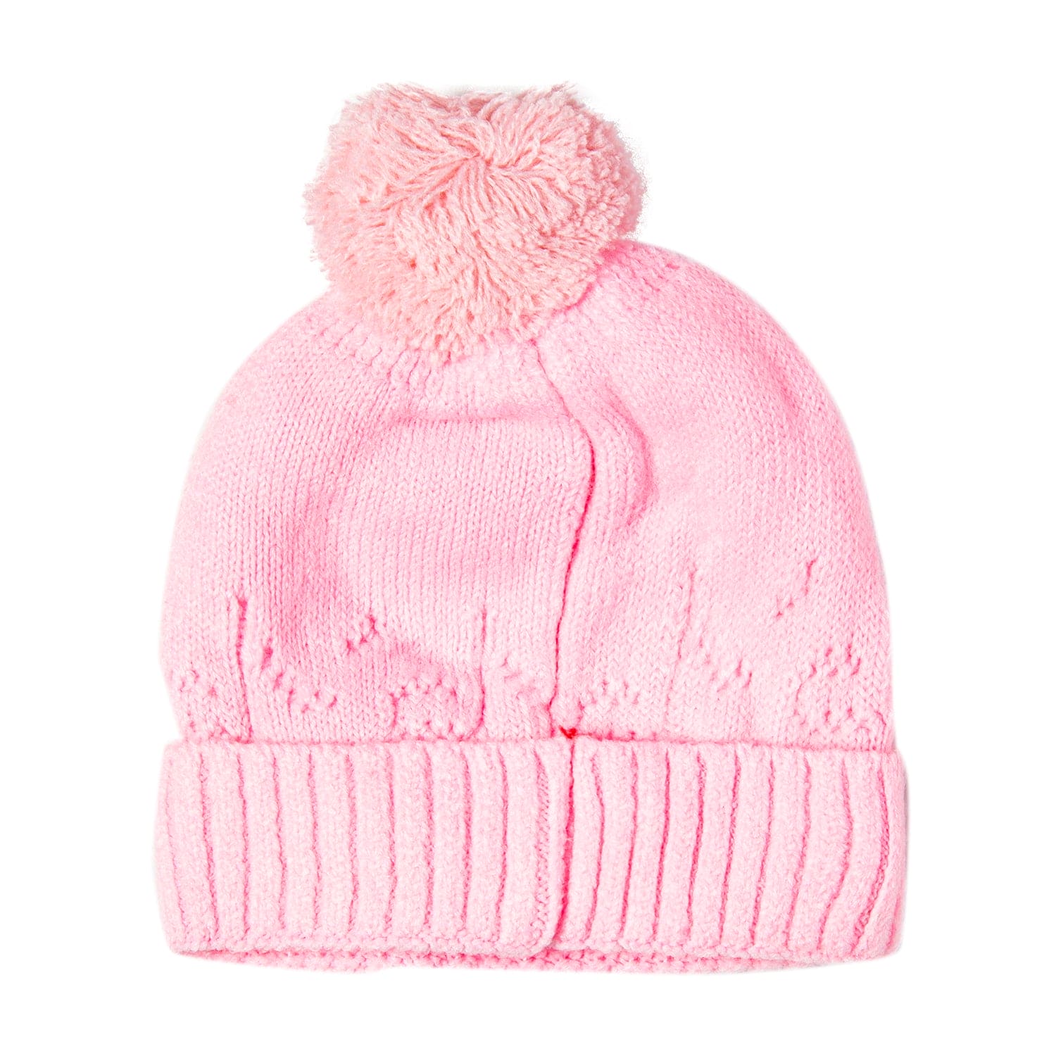 Knit Woollen Cap Honey Bee Pink - Baby Moo