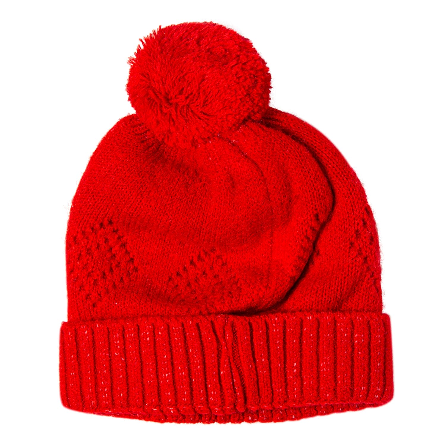 Knit Woollen Cap Honey Bee Red - Baby Moo