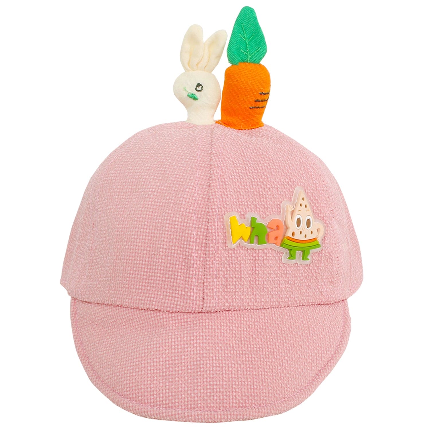 Baby Moo Hungry Bunny Pink Cap - Baby Moo