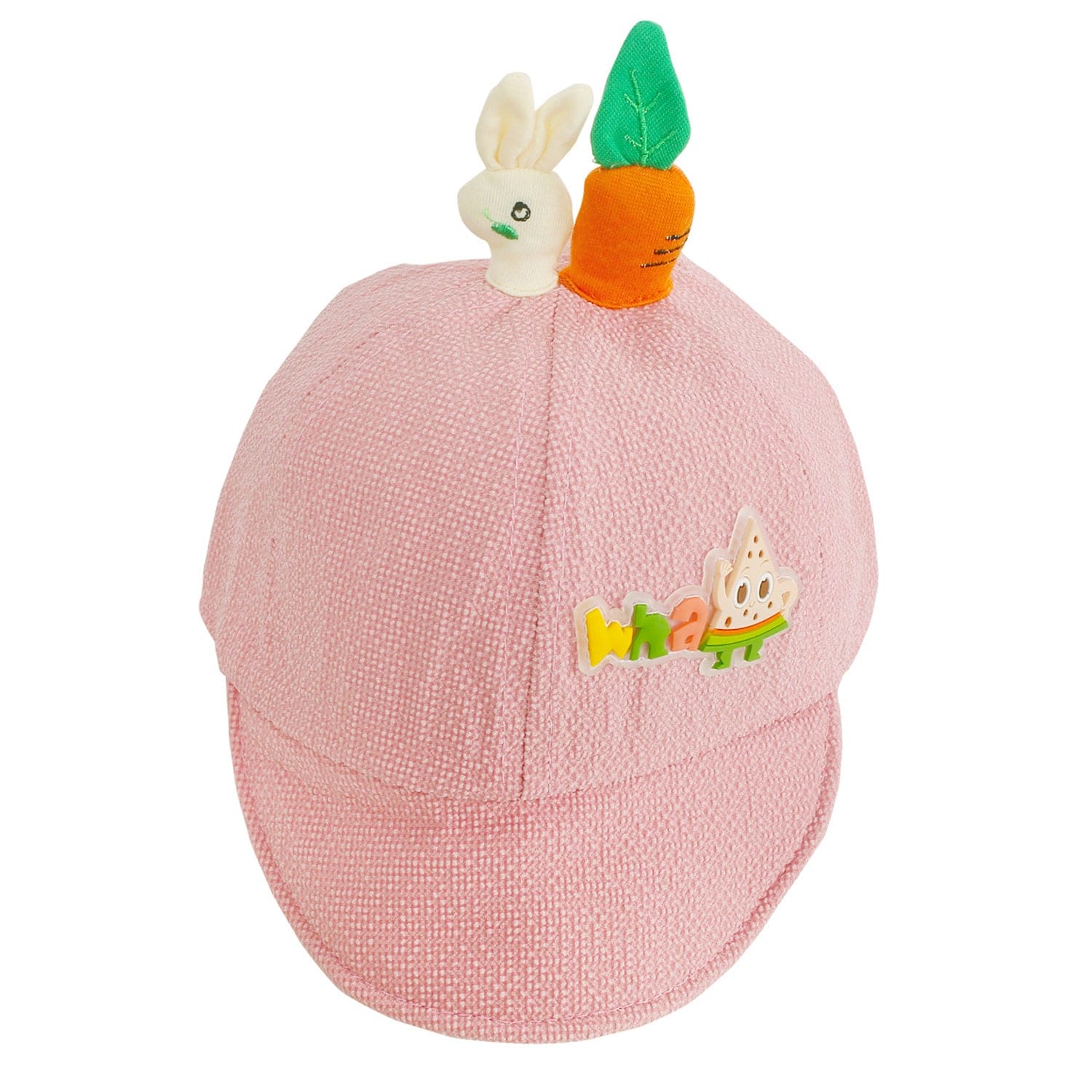 Baby Moo Hungry Bunny Pink Cap - Baby Moo